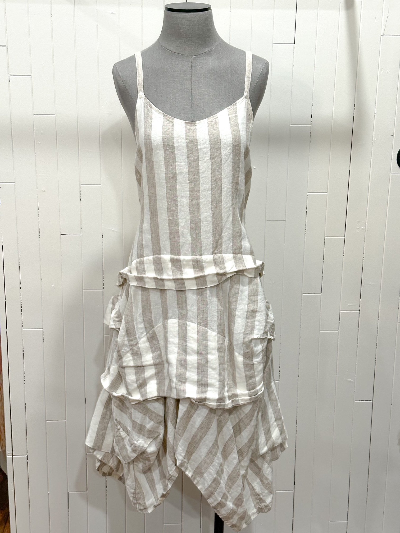 Krista Larson Maxi Slip Striped