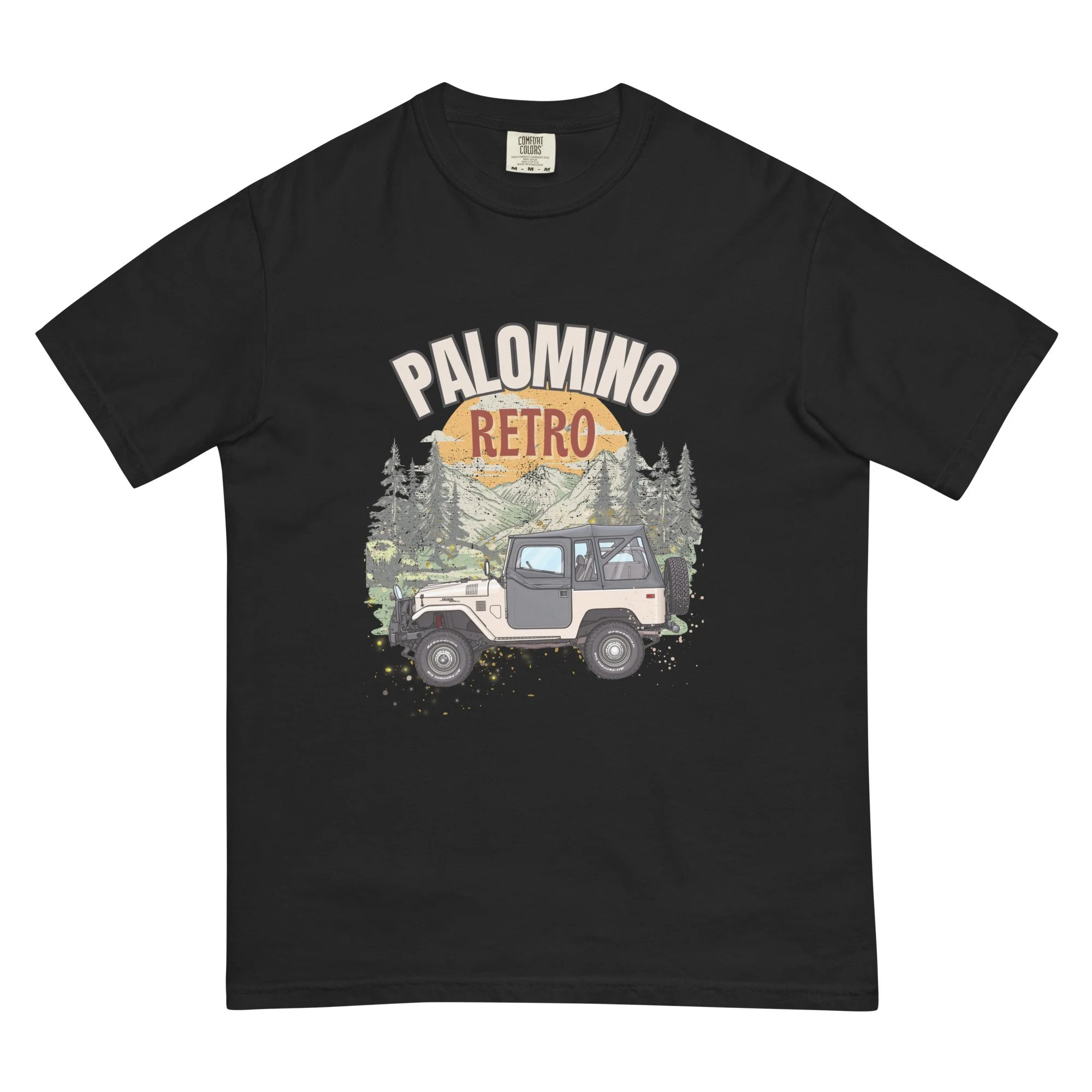 1977 Toyota Land Cruiser FJ40 “Mountain Cruiser” T-Shirt | Vintage FJ40 Soft Top V8 Off-Road Tee