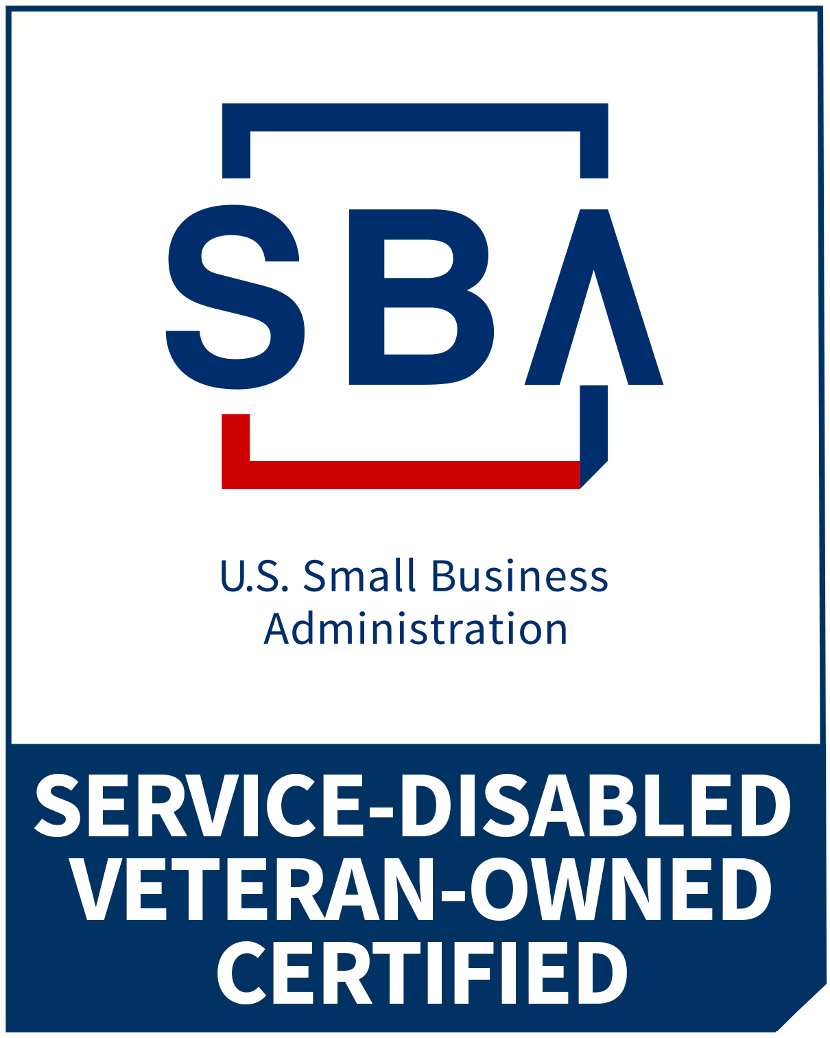 Service-Disabled Veteran Owned SBA Logo