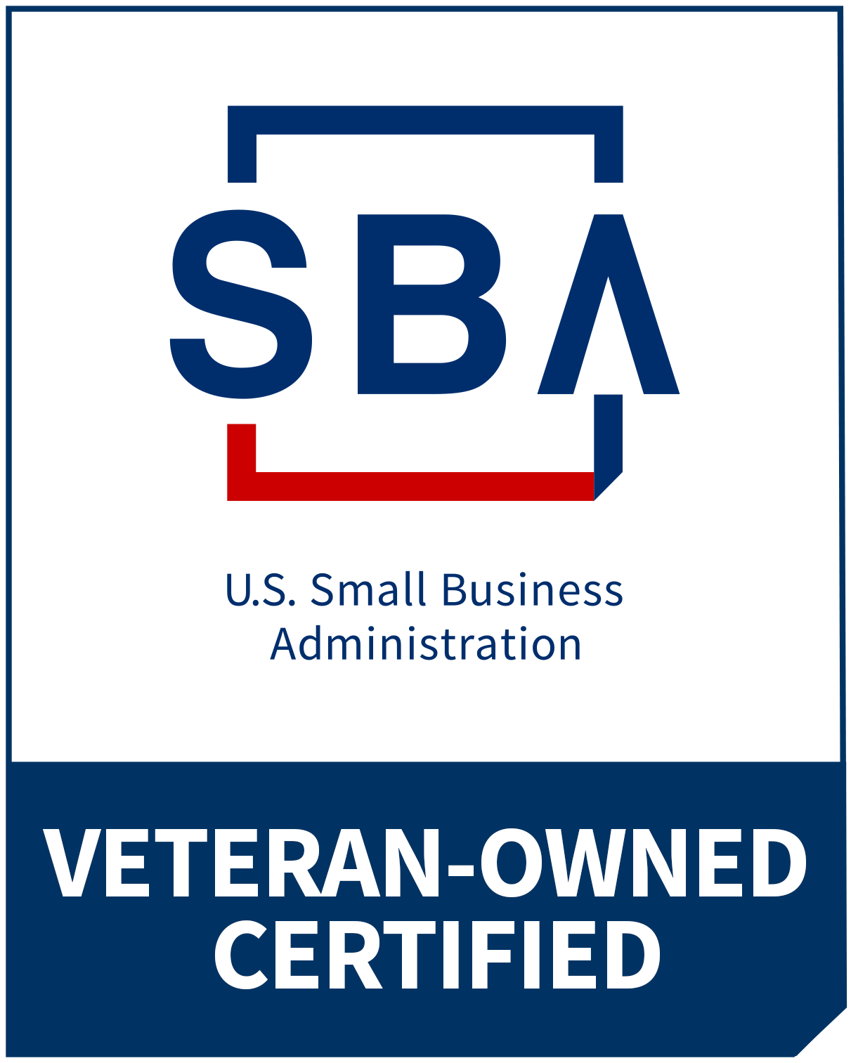 Veteran-Owned Certified SBA Logo