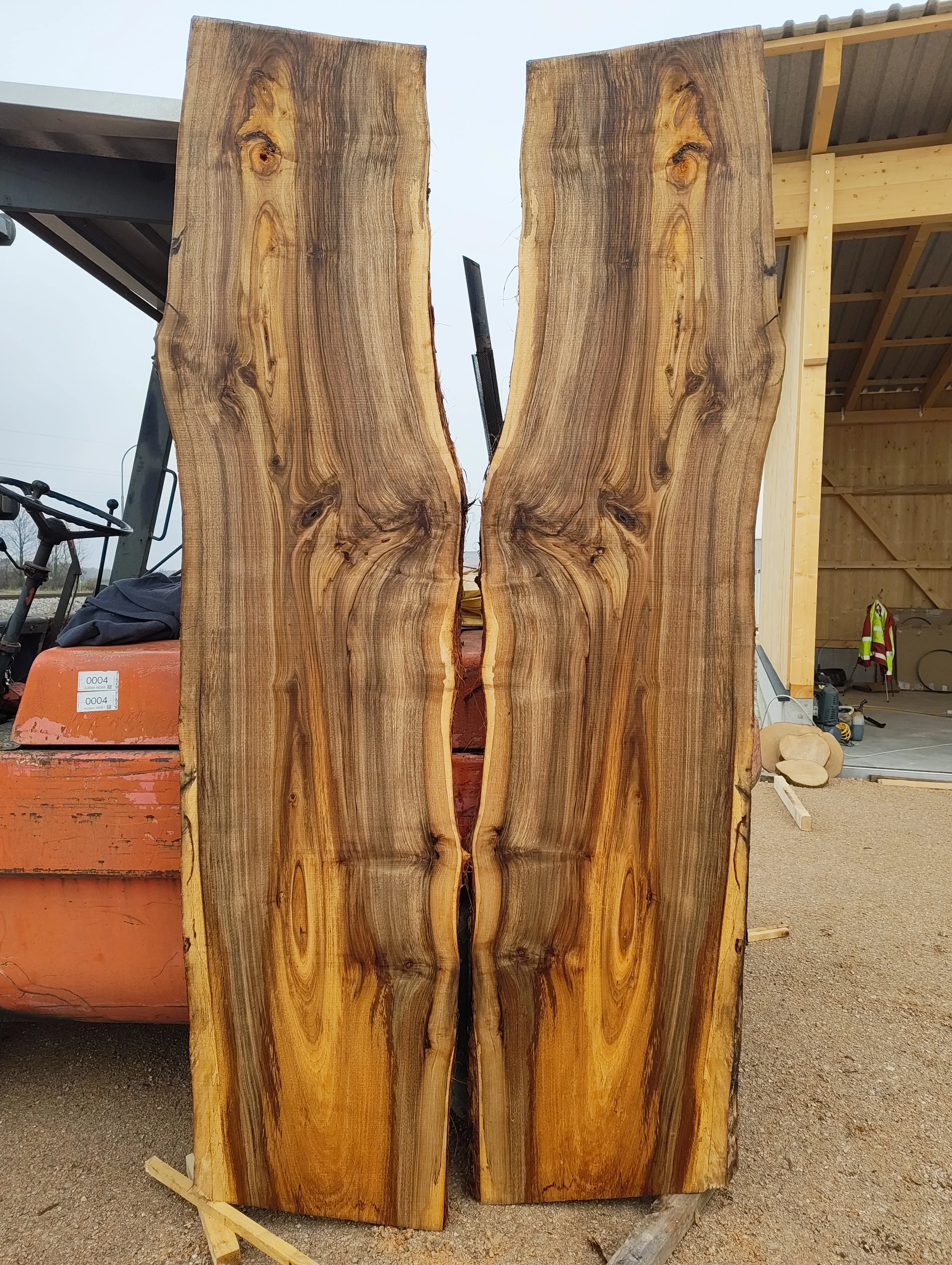 Nussholz, Nusspfosten, Tischplatte Nuss, Holz Steinfeld, Walnuss, Schwarznuss