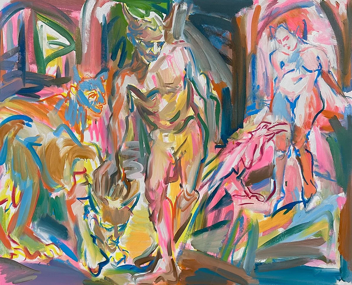 "The Wardrobe," 2026, oil on canvas, 24" x 30"