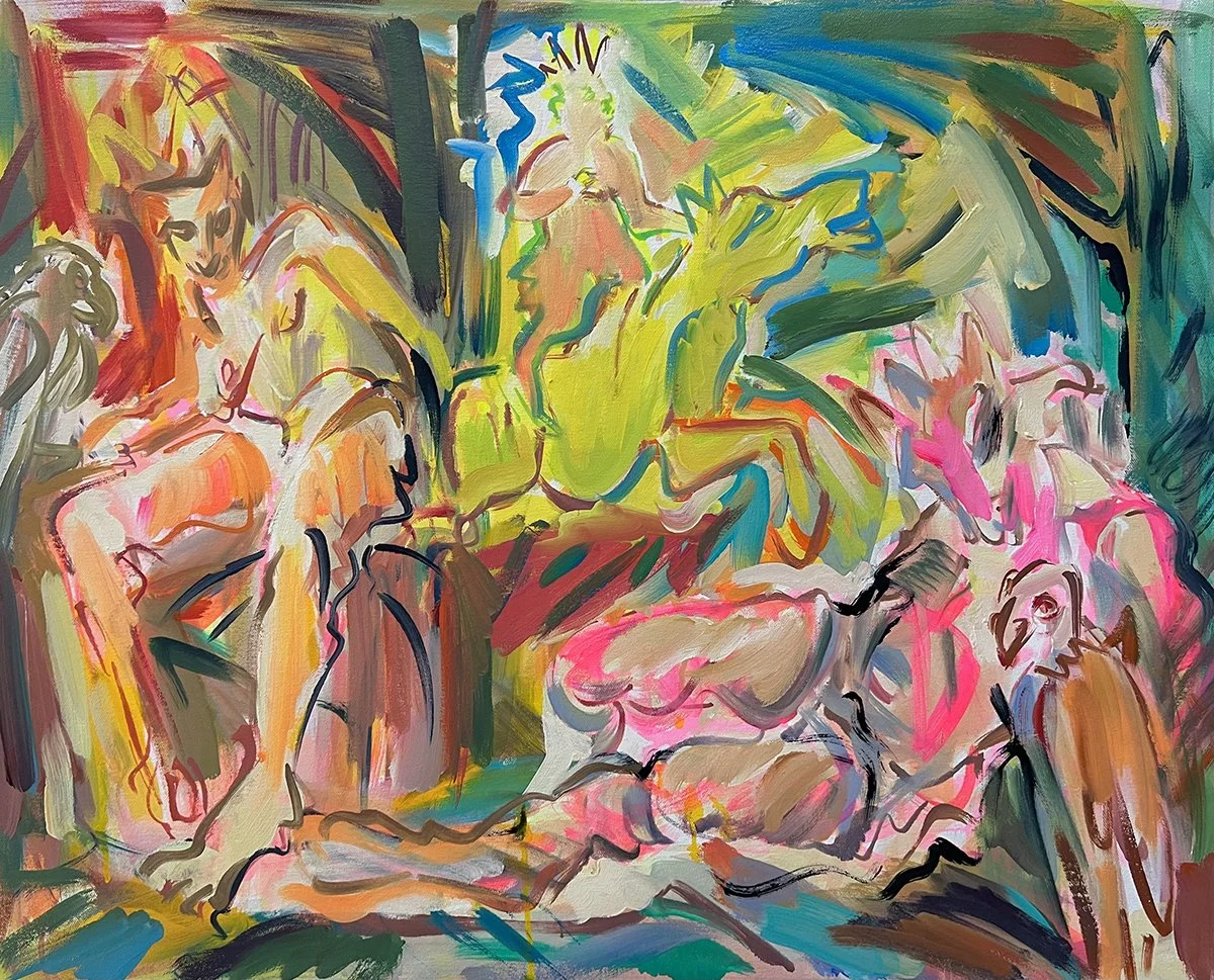 "Horse," 2026, acrylic and oil on canvas, 24" x 30"