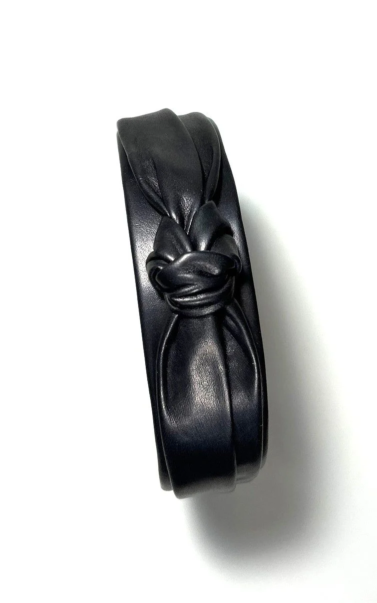 The OMARI Knot Leather Headband