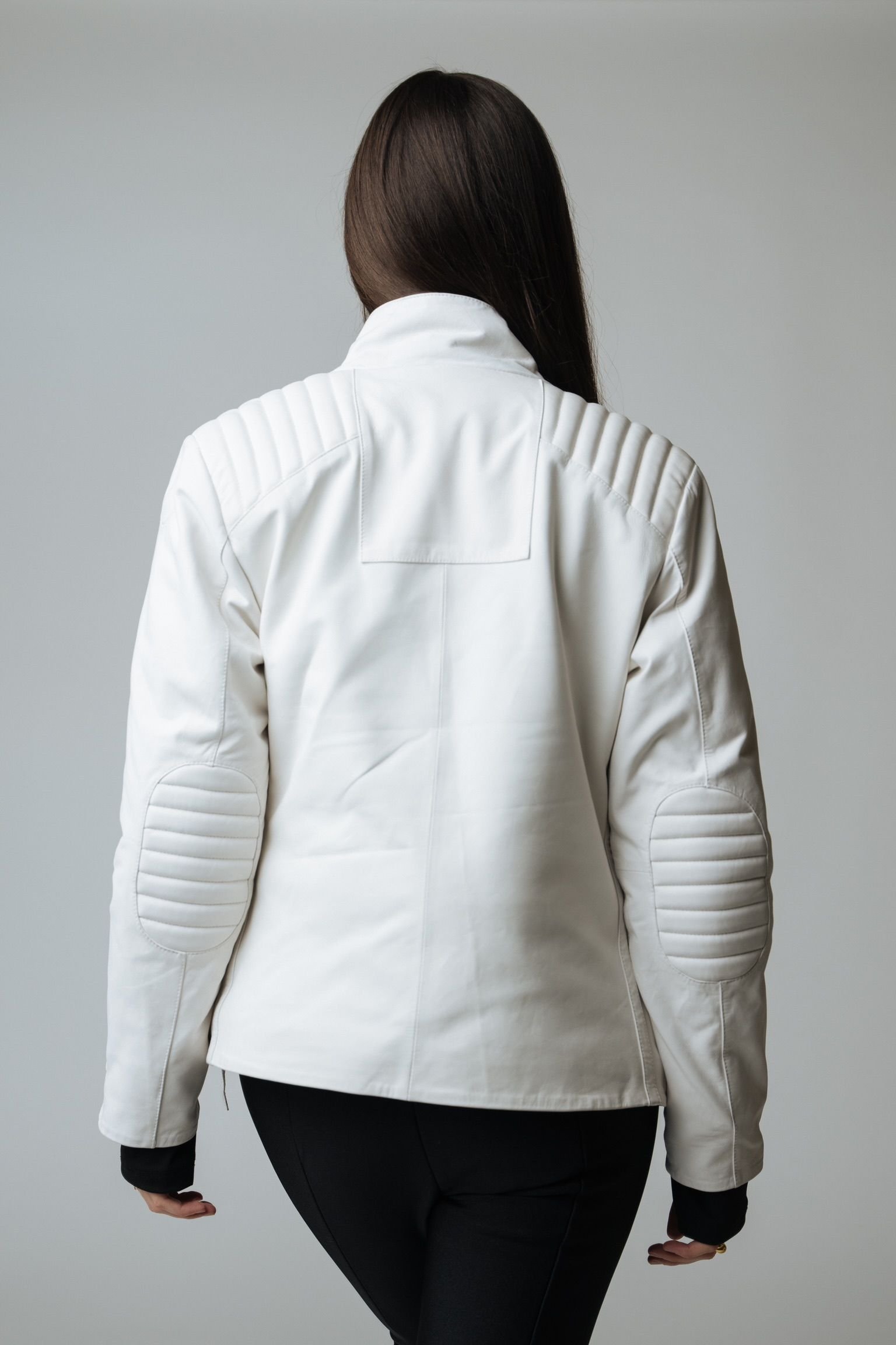 leather motorcycle jacket for women
