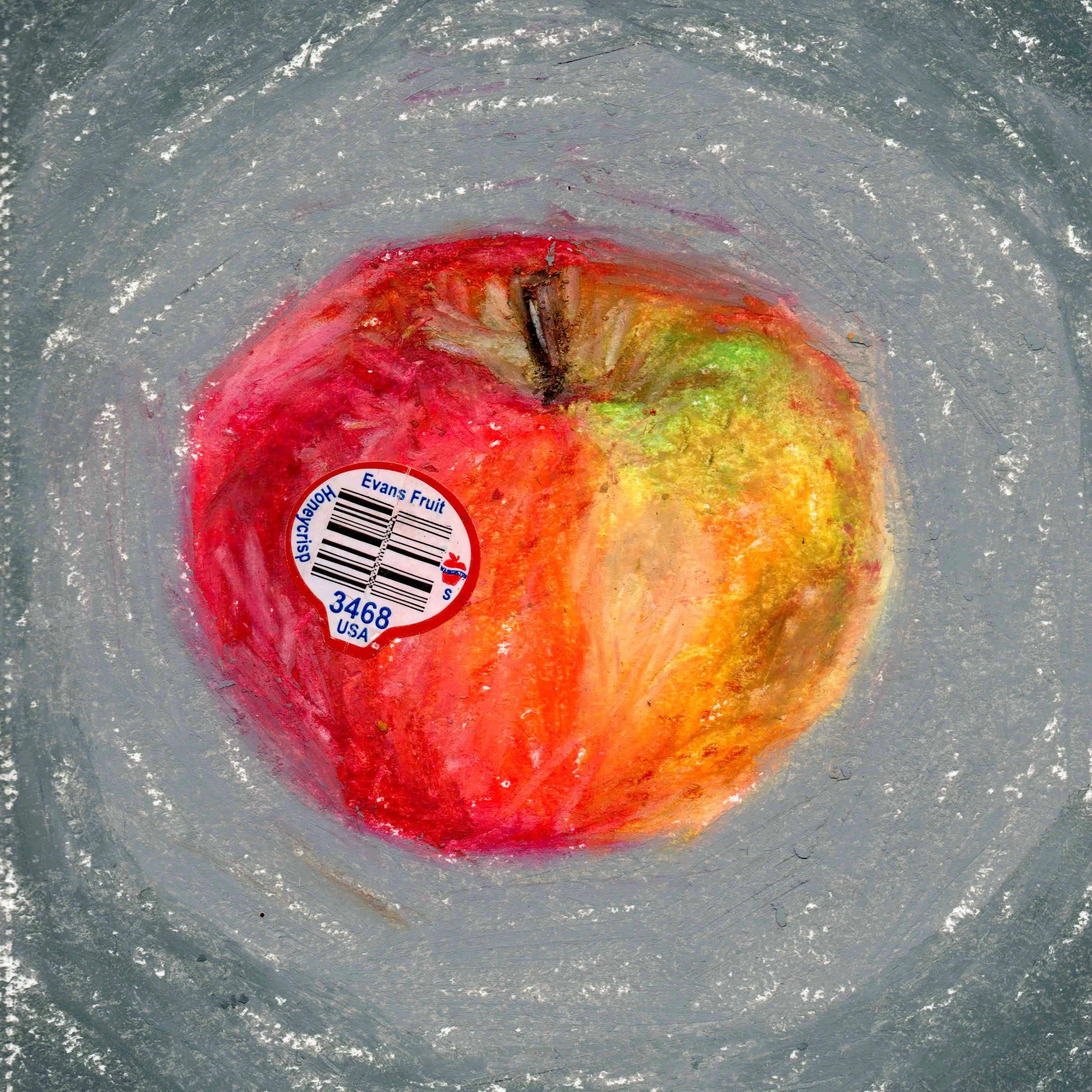 Apple Print - 4"x4"