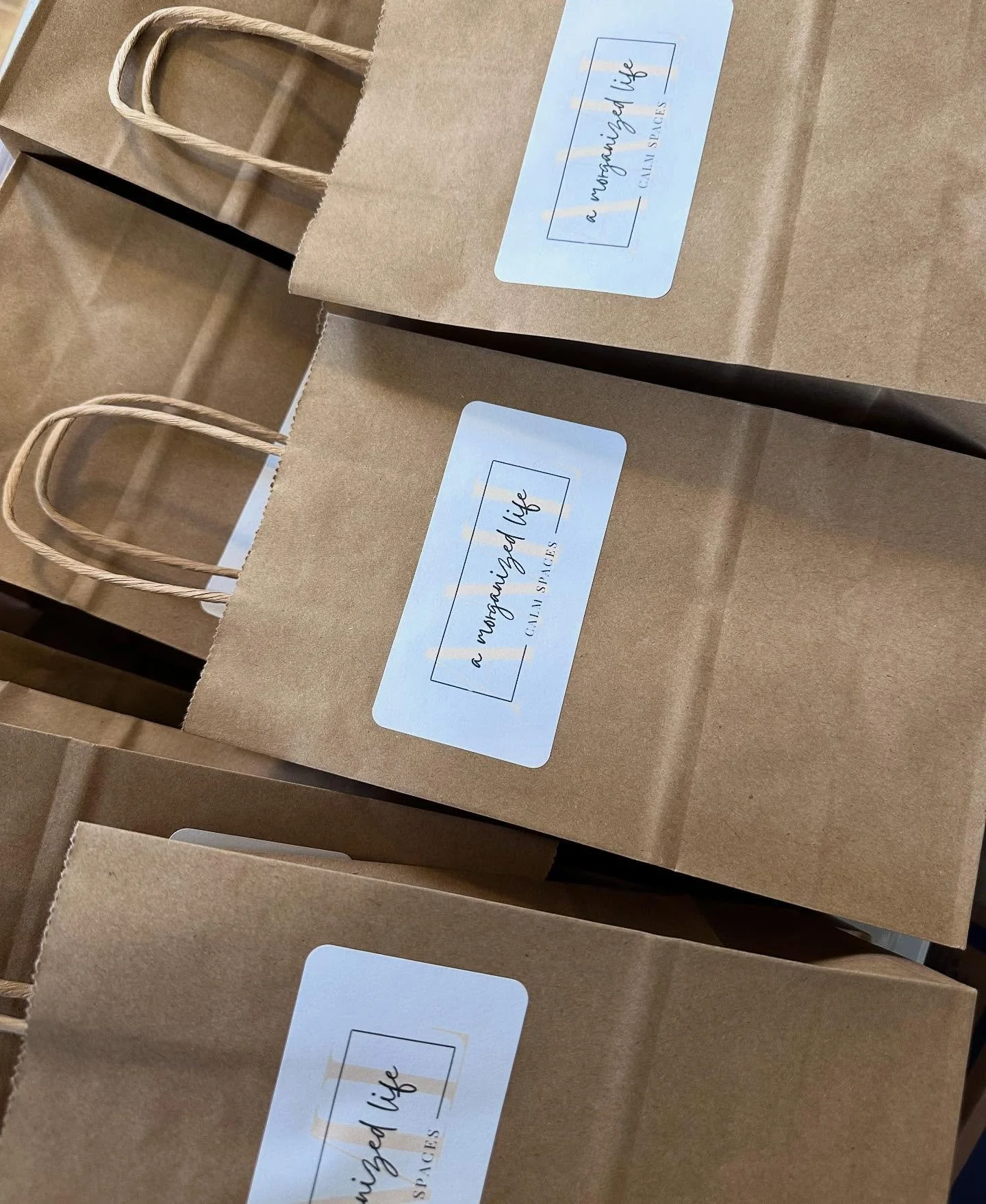All packed up and ready to go! Excited to bring some Morganized magic to the Compass Realty crew tomorrow. 🖤🎁 #amorganizedlife