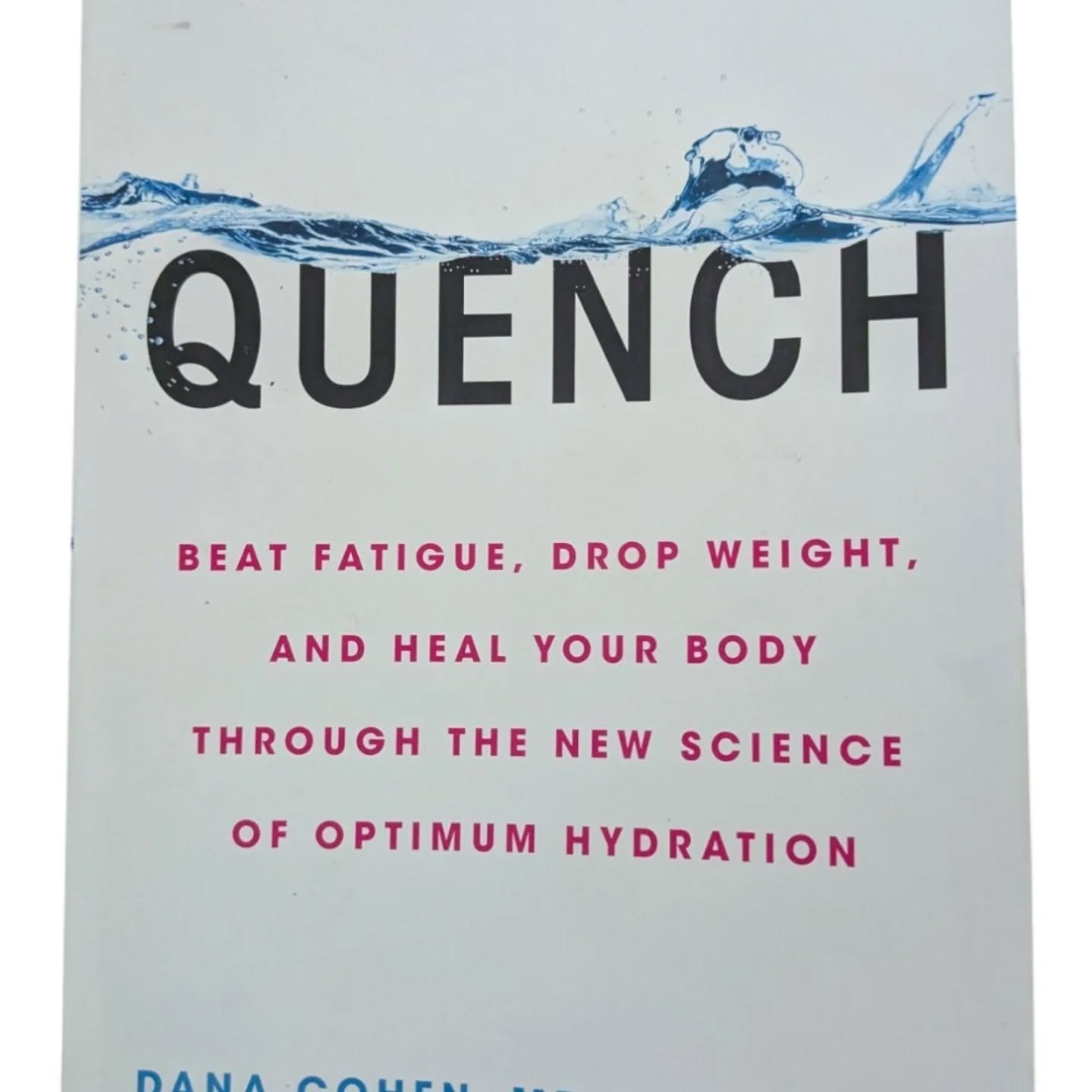 I talk in the office a lot about making sure to drink enough water and a great general recommendation for being optimally hydrated is half your body weight in ounces of water per day!! That can be more than some can manage to take in in for the day- 
