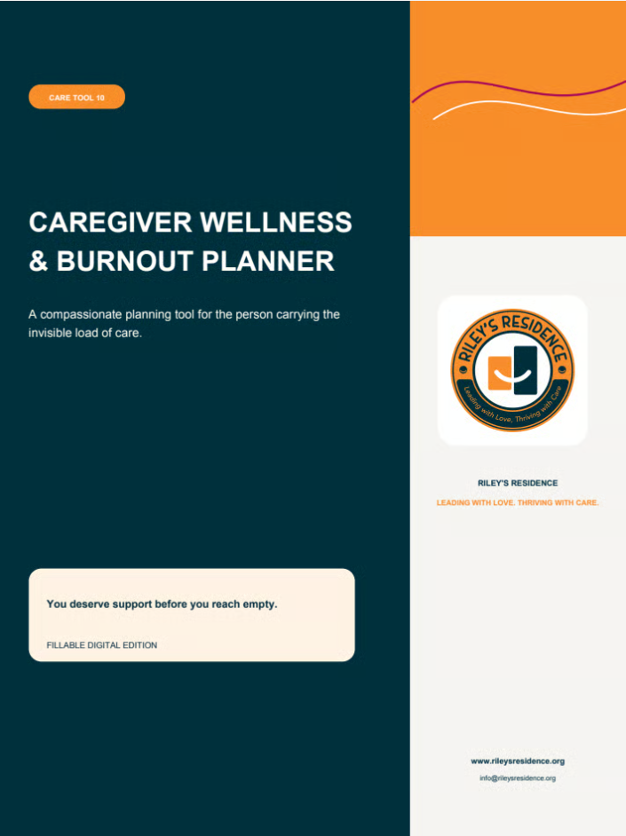 Caregiver Wellness and Burnout Planner
