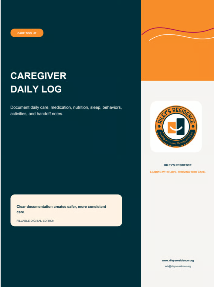 Caregiver Daily Log