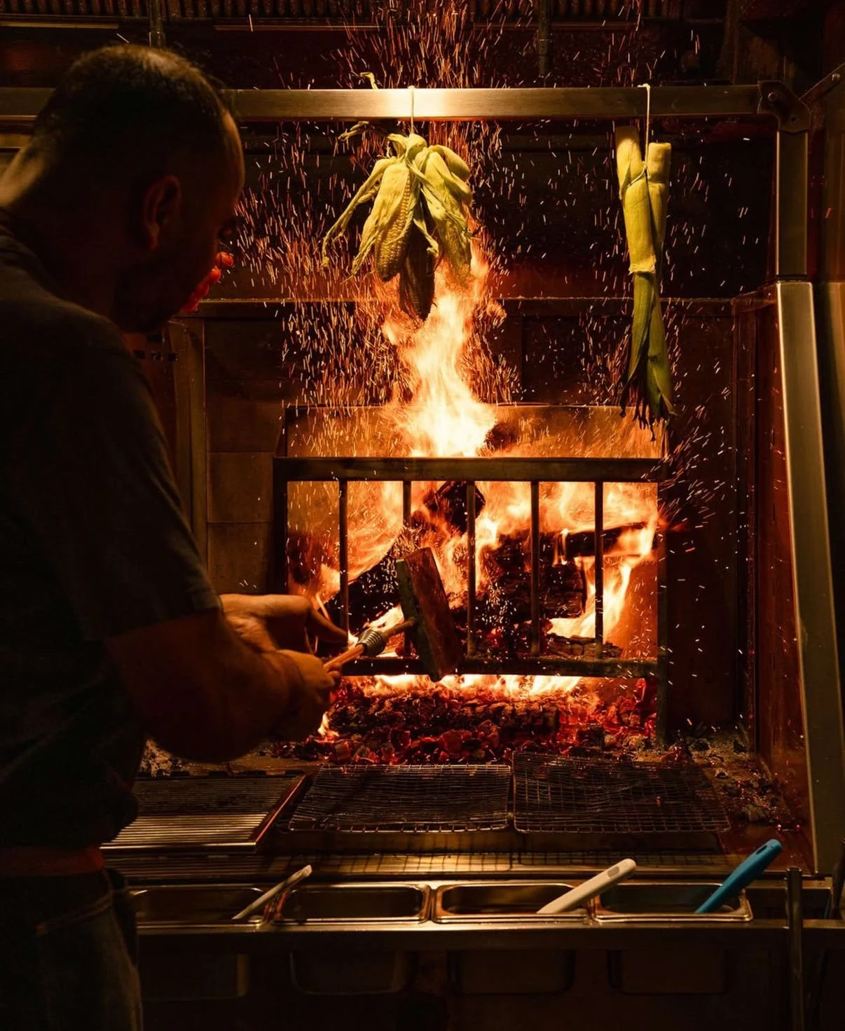 Controlled Flame. Composed Flavor. @chefsujans and his team @indiennechicago are Masters in flame control, flavor and composition. If you haven't been, you should go 🔥