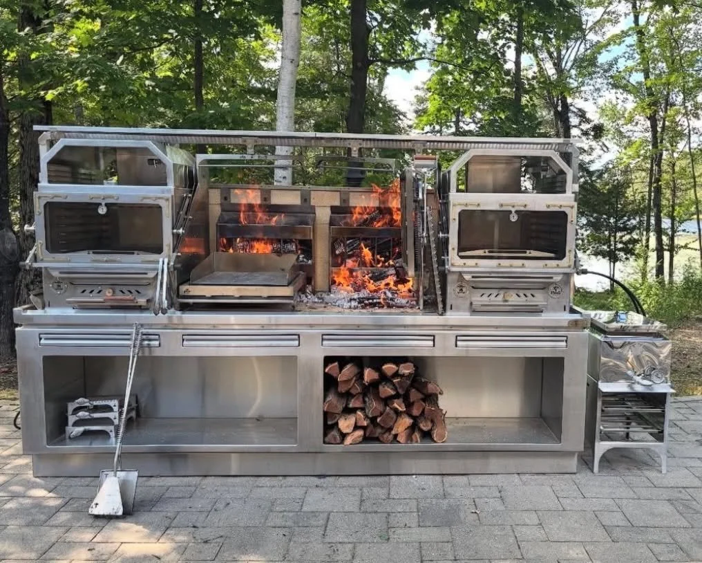 🔥🚨 DID YOU HEAR THE NEWS 🚨🔥
We are officially ETL certified to UL2162 and NSF4 standards. 
Within this certification we offer:
- Argentinian style platform grills, 36&quot;-120&quot; with different wall height
- Robata style pit grills, 36&quot;-