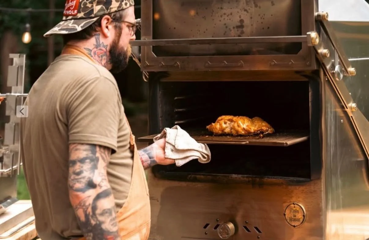 Crisp skin. Moist meat.
Most ovens make you pick one.
But our good friend @chefcolinmcgowan  doesn&rsquo;t have to.
Our solid fuel oven gives him the controlled heat and steady airflow needed to nail chicken every single time.
Built for chefs who ref