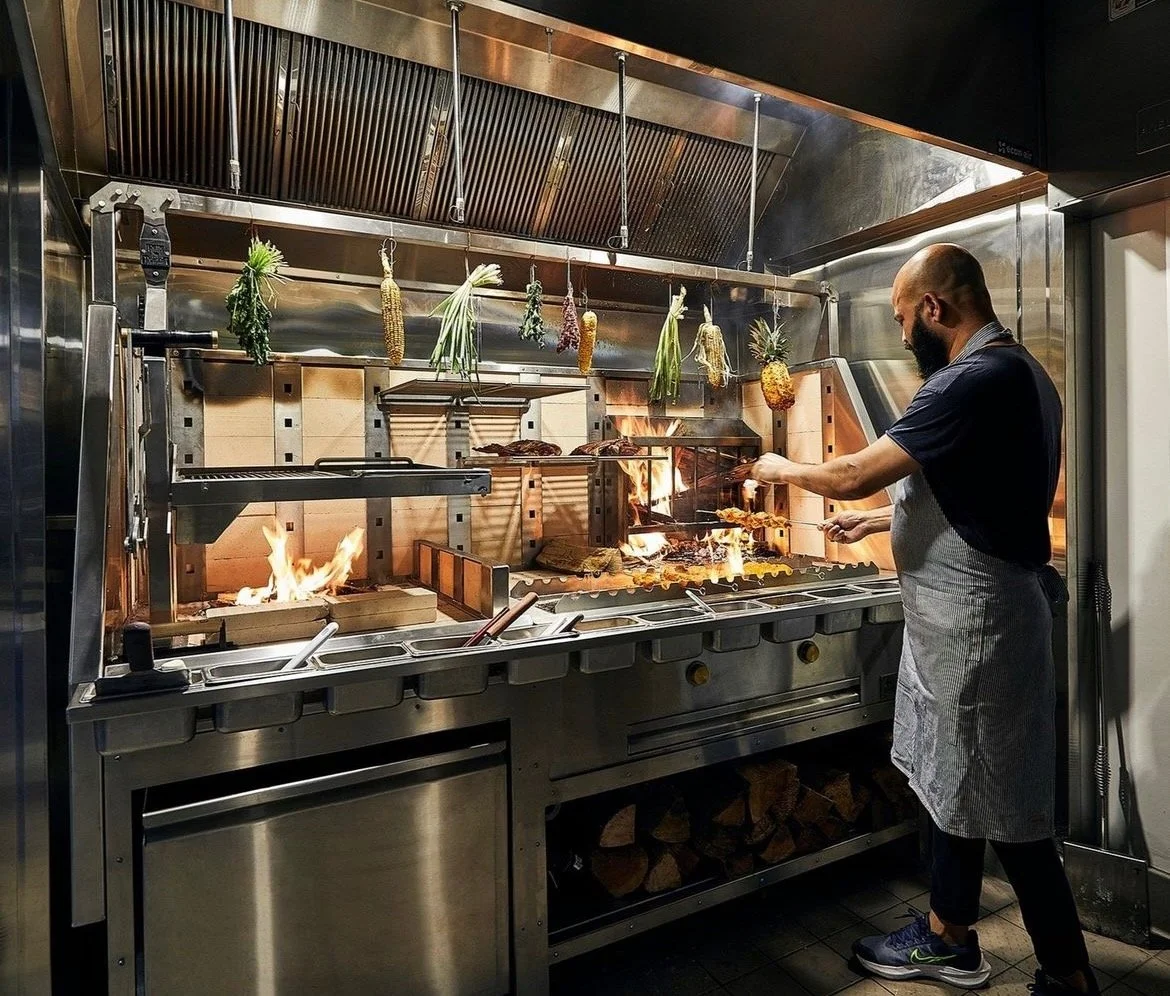 Fire is easy.
Control is everything.
At places like @indiennechicago, every move matters, heat, timing, positioning. 
One mistake, and the dish is gone.
That&rsquo;s the reality of cooking over live fire at the highest level.

The problem?
Most setup