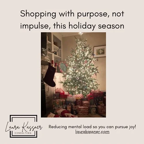 New on the blog: shopping with purpose, not impulse this holiday season. And an amazing template for your use to plan gift-giving now so you stay on budget and know when you&rsquo;re done! Go to Laura Kassner.com/blog to read. #holidayshopping #chris