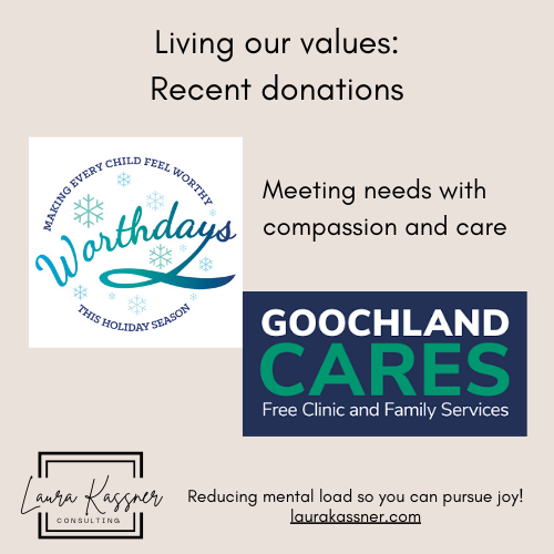 Living our values: Meeting needs with compassion and care