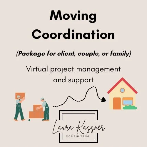 After tackling this project for several clients, we decided to build a package to meet families&rsquo; needs around making a move.  #Moving is overwhelming. We make it manageable.

We coordinate and project manage your move &ndash; building a persona