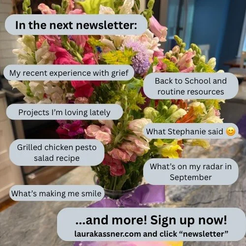 Did you know I send a once (and only once) monthly newsletter? Sign up at LauraKassner.com by clicking &ldquo;newsletter&rdquo; in the page header. Here&rsquo;s what&rsquo;s heading to inboxes next week. #laurathelifewife #rva #consultant #mentalload