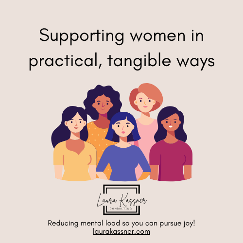 Supporting women in practical, tangible ways