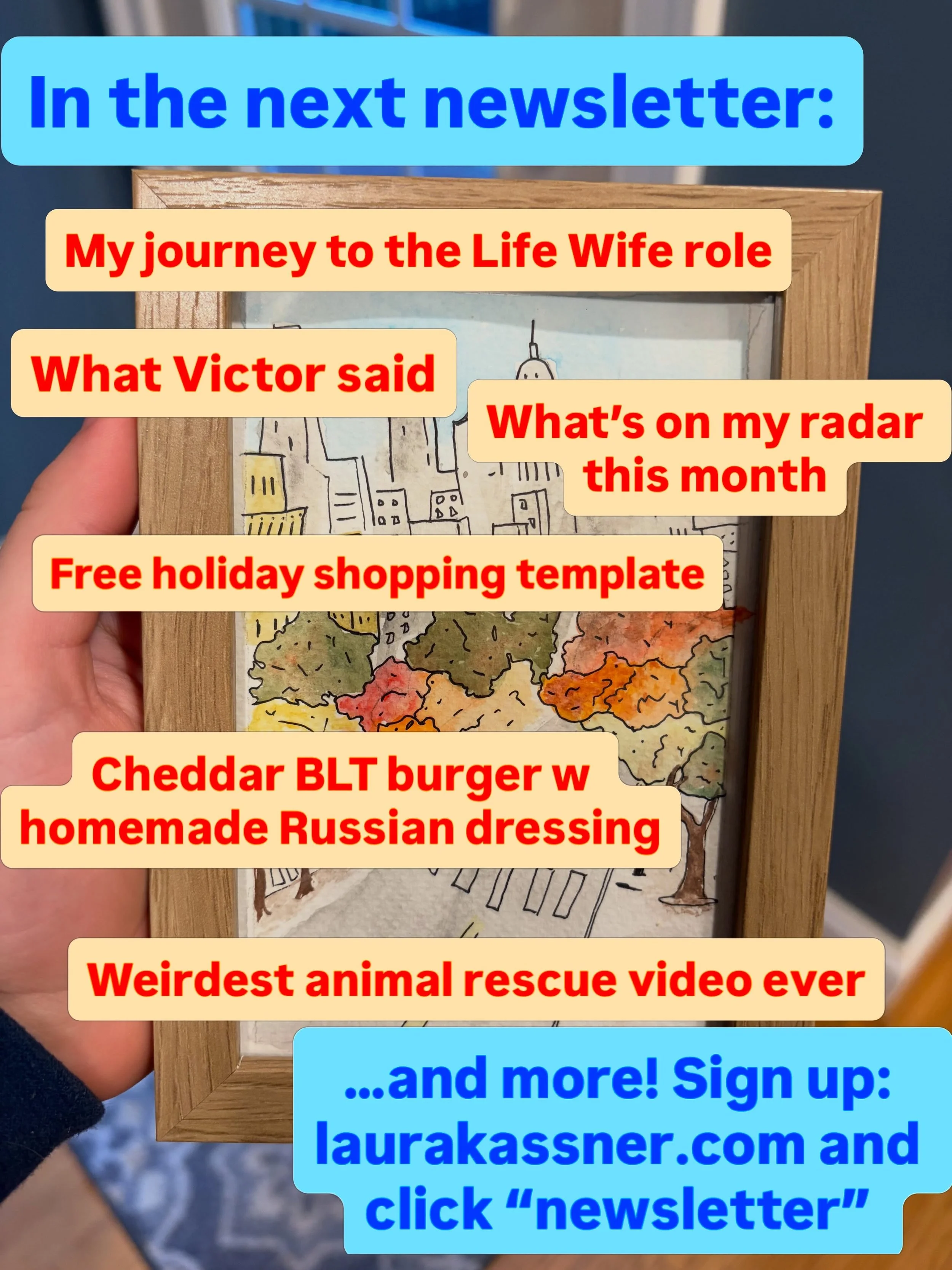 Get a smile delivered right to your inbox Monday morning! Don&rsquo;t miss out. Subscribe today. #laurathelifewife #newsletter #rva #womeninsmallbusiness