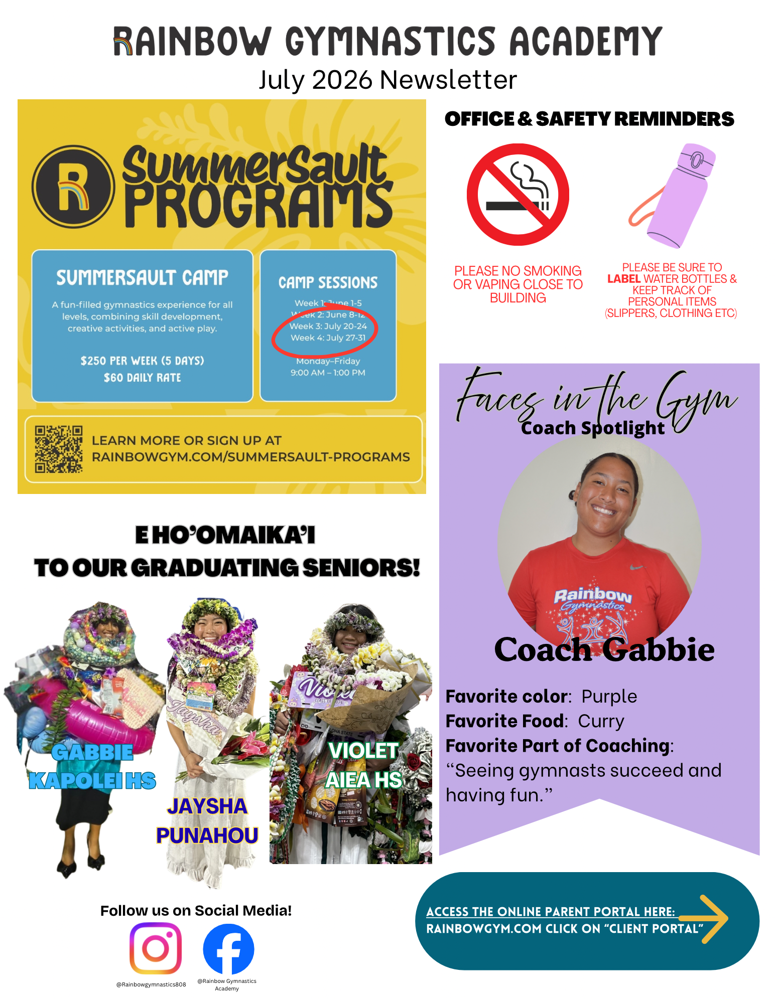 July Newsletter