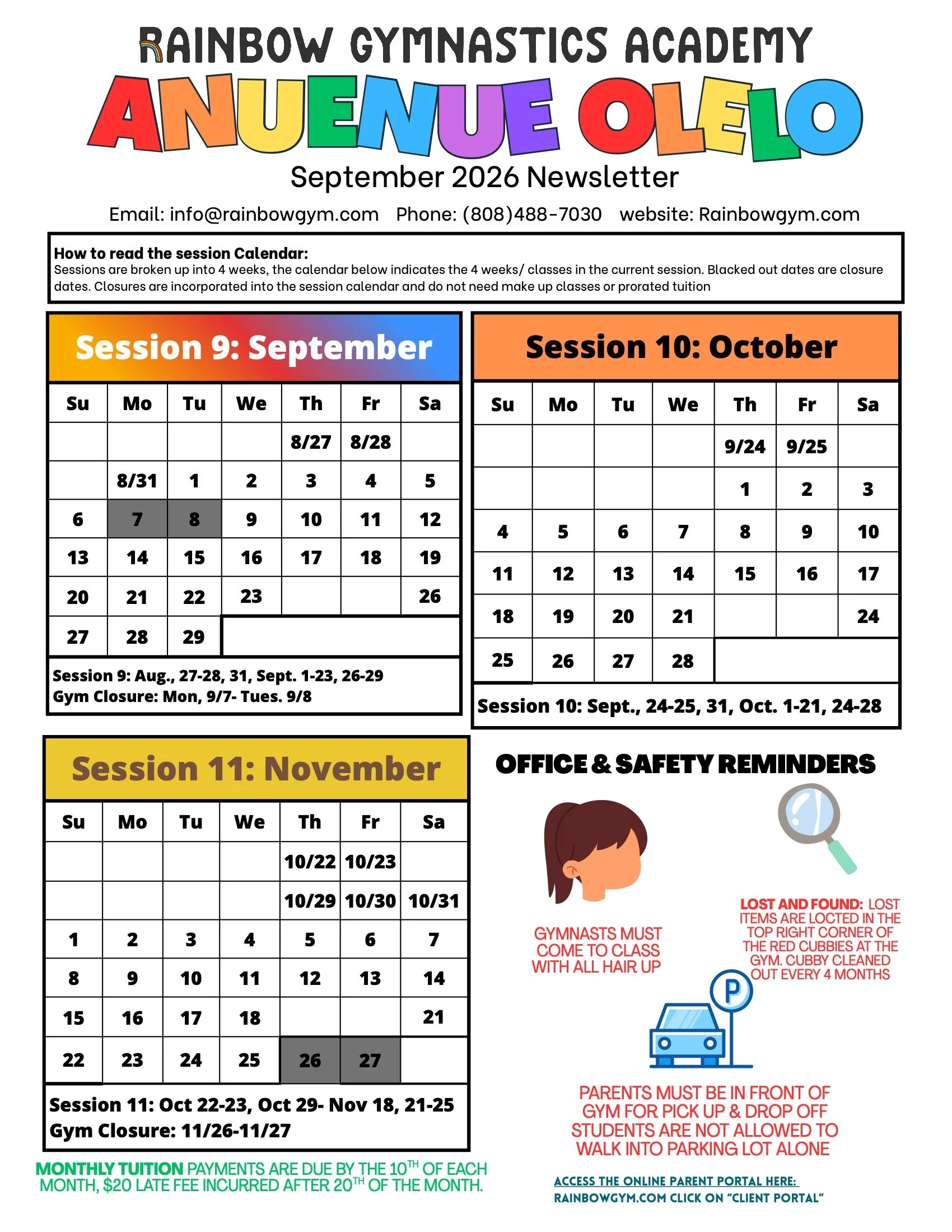 September Newsletter