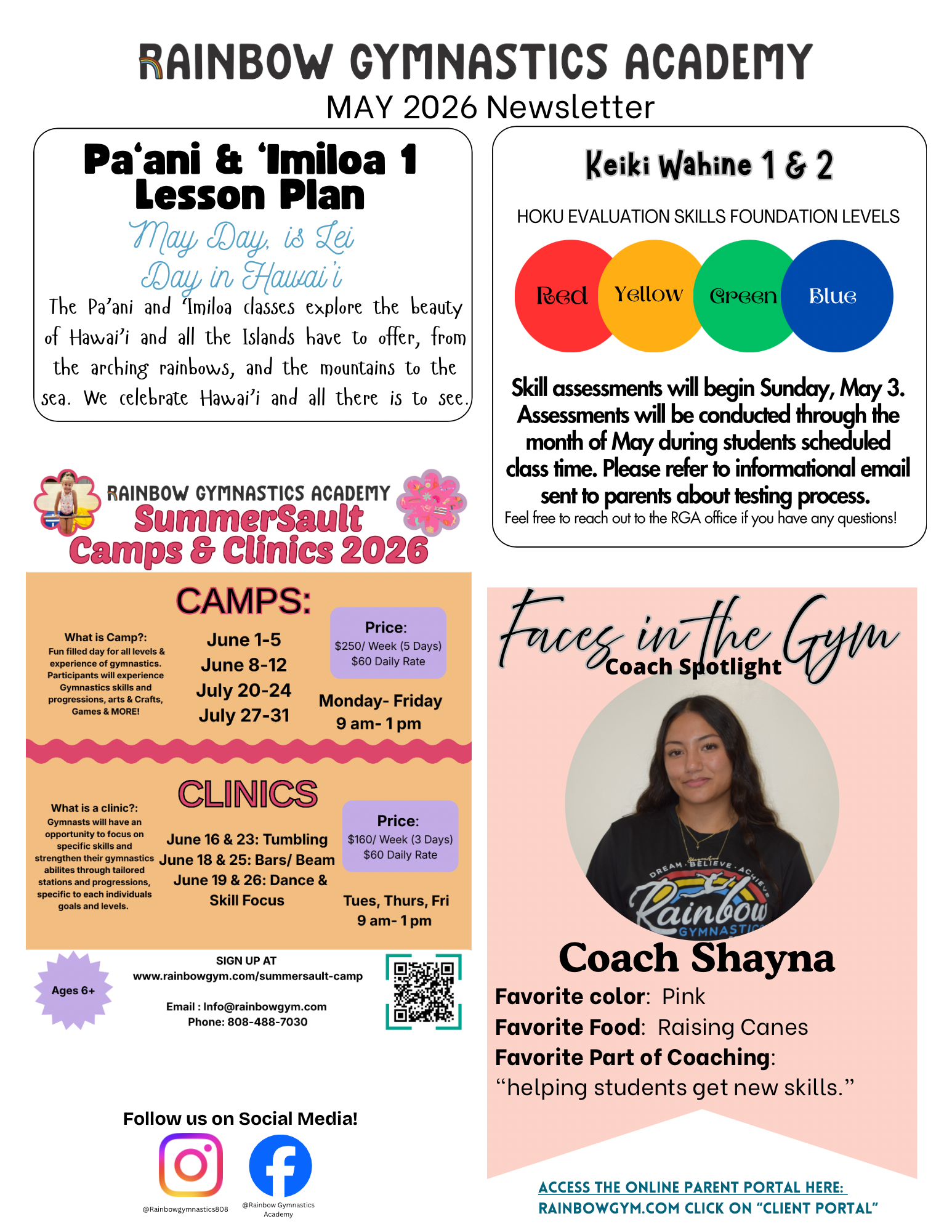 May Newsletter