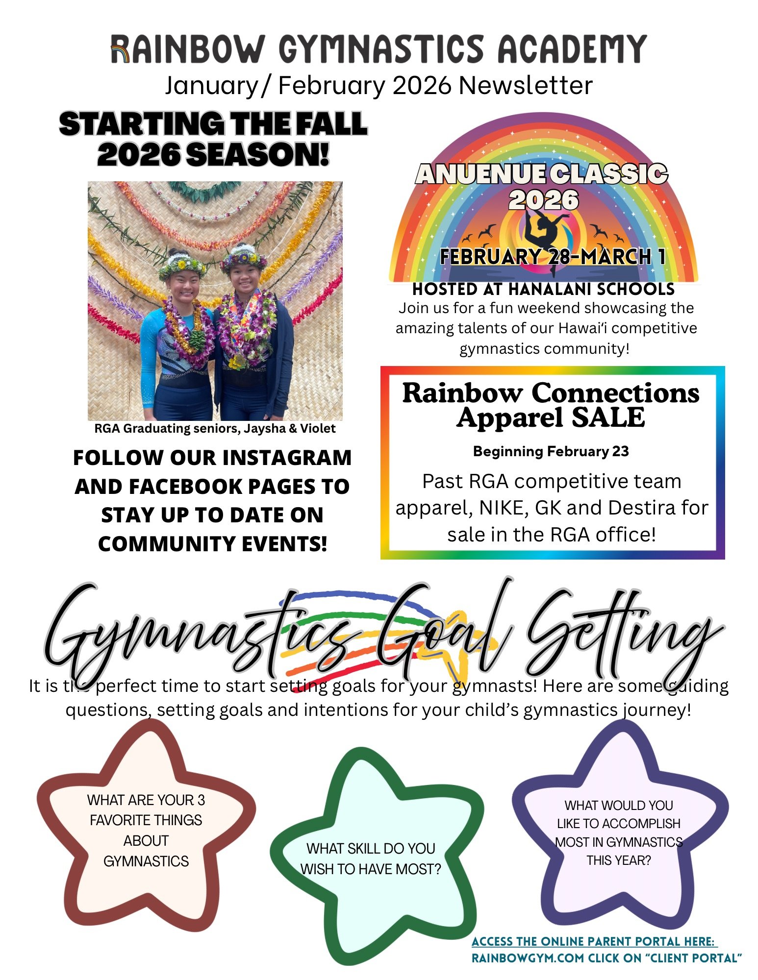 January + February 2026 Newsletter