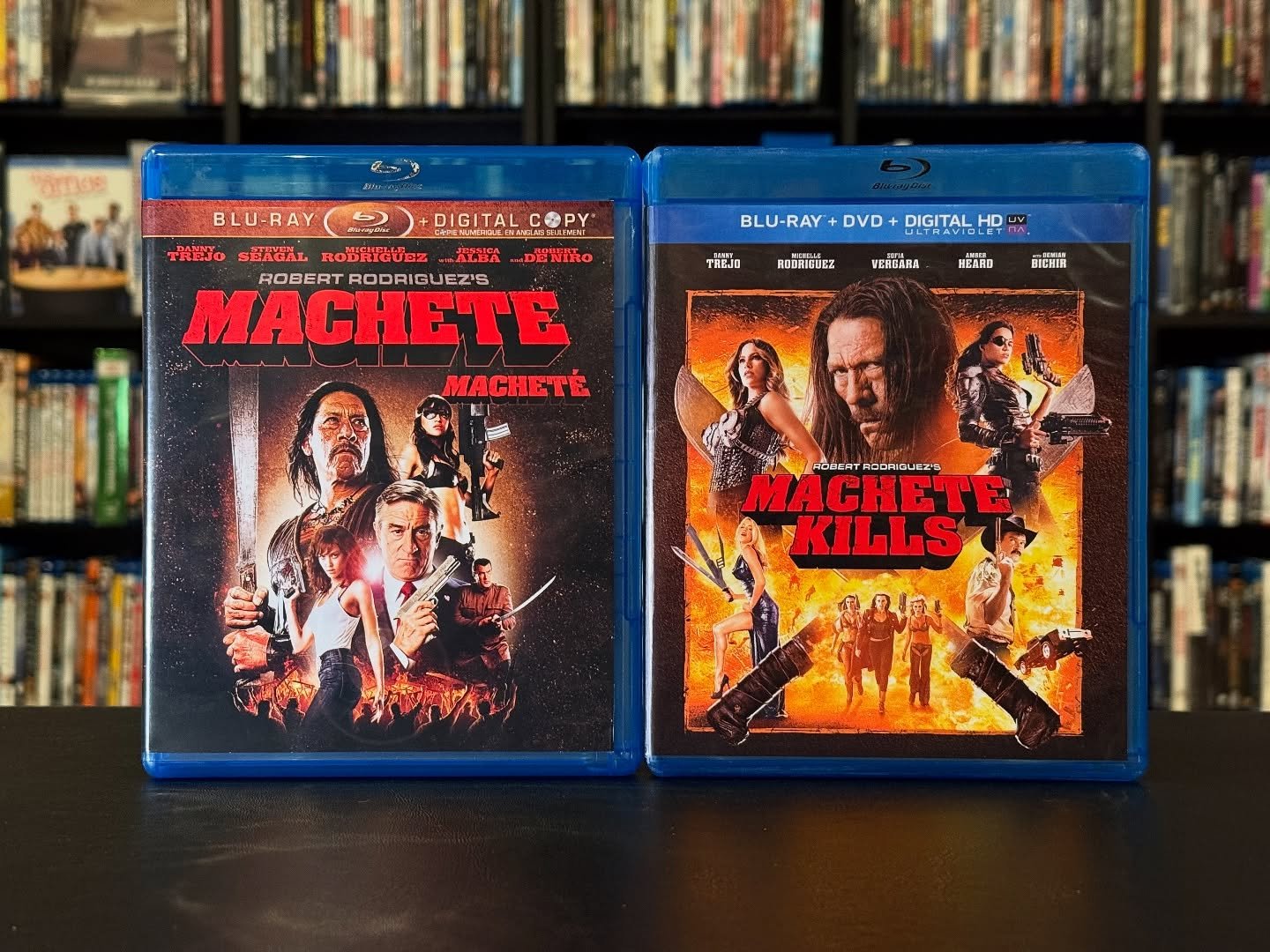 New pickups. Machete and Machete Kills.