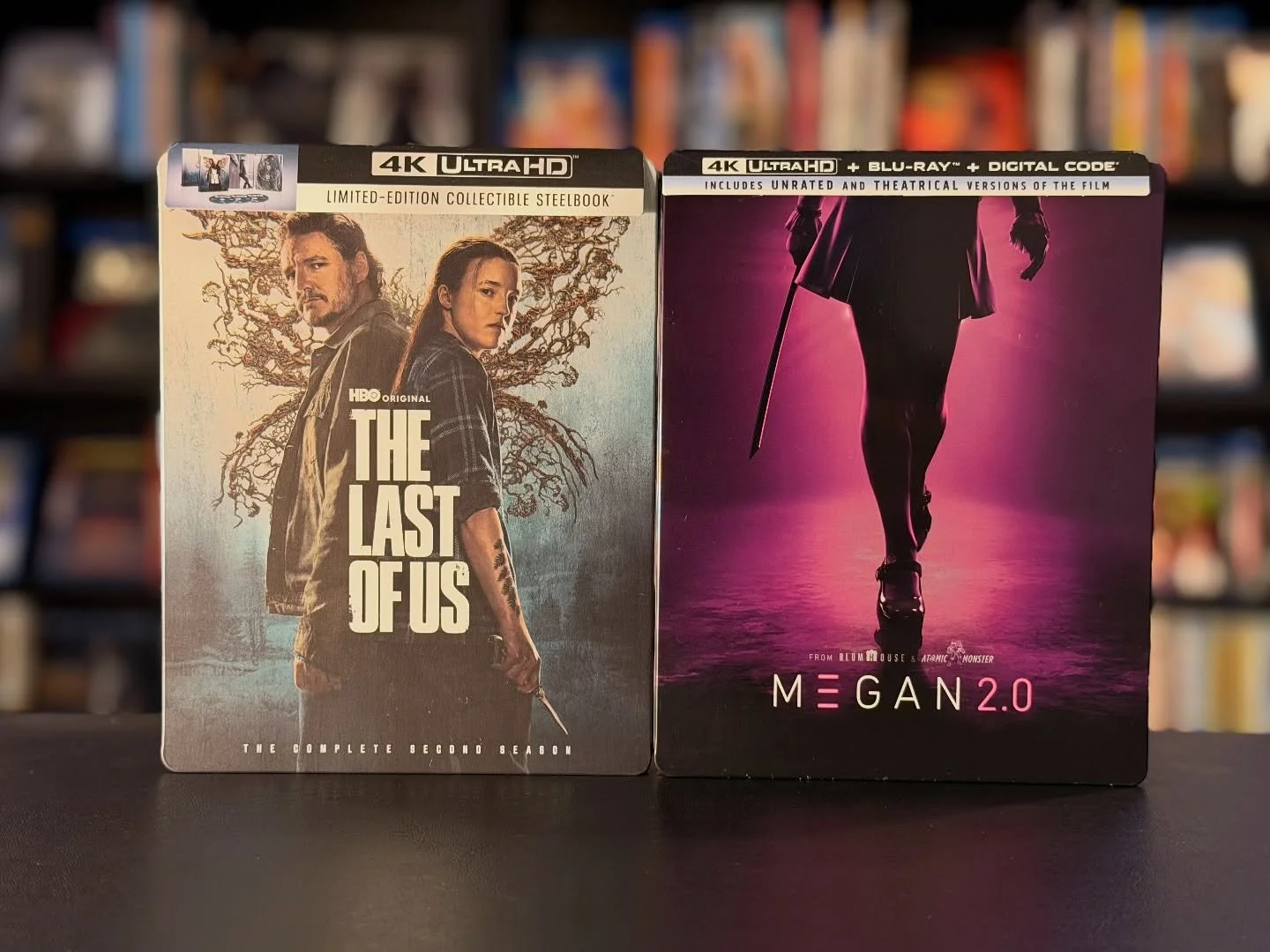New SteelBooks, The Last of Us Season 2 and M3GAN 2.0. @studiodistributionservices @warnerbrosentertainment @universalpictures @hbo
