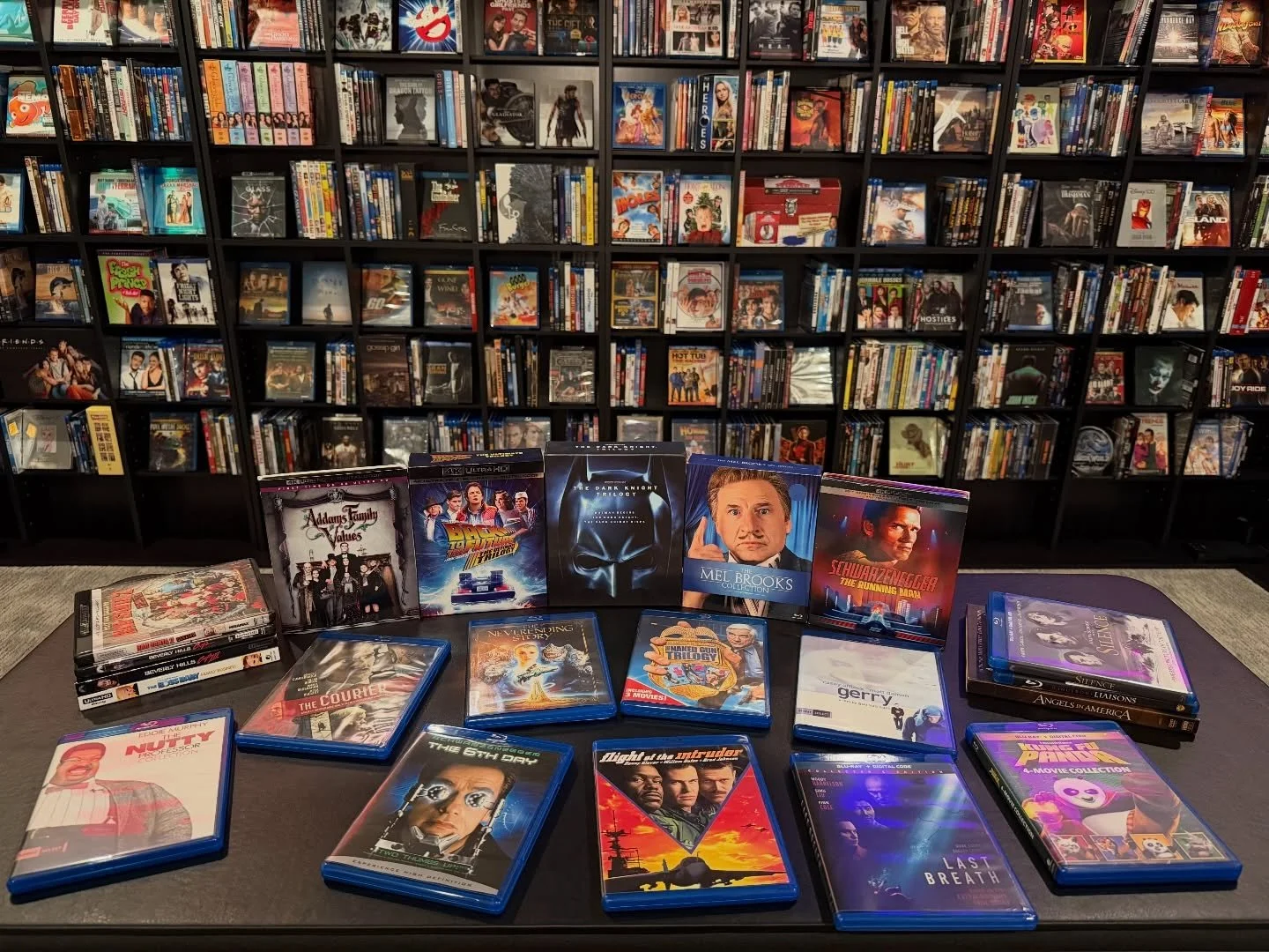 Sale pickups and a few donations. SteelBook, 4K, Blu-ray, DVD, new, used, this stack has it all. And to think a few months ago I was worried passing 4,000 by the end of the year might not happen.