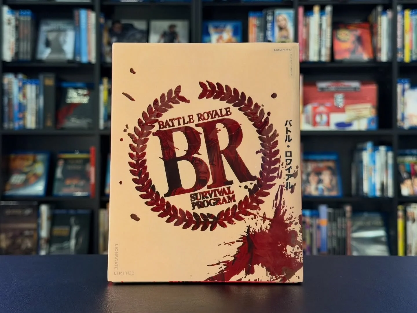 From @lionsgate Limited. Battle Royale 4K SteelBook.