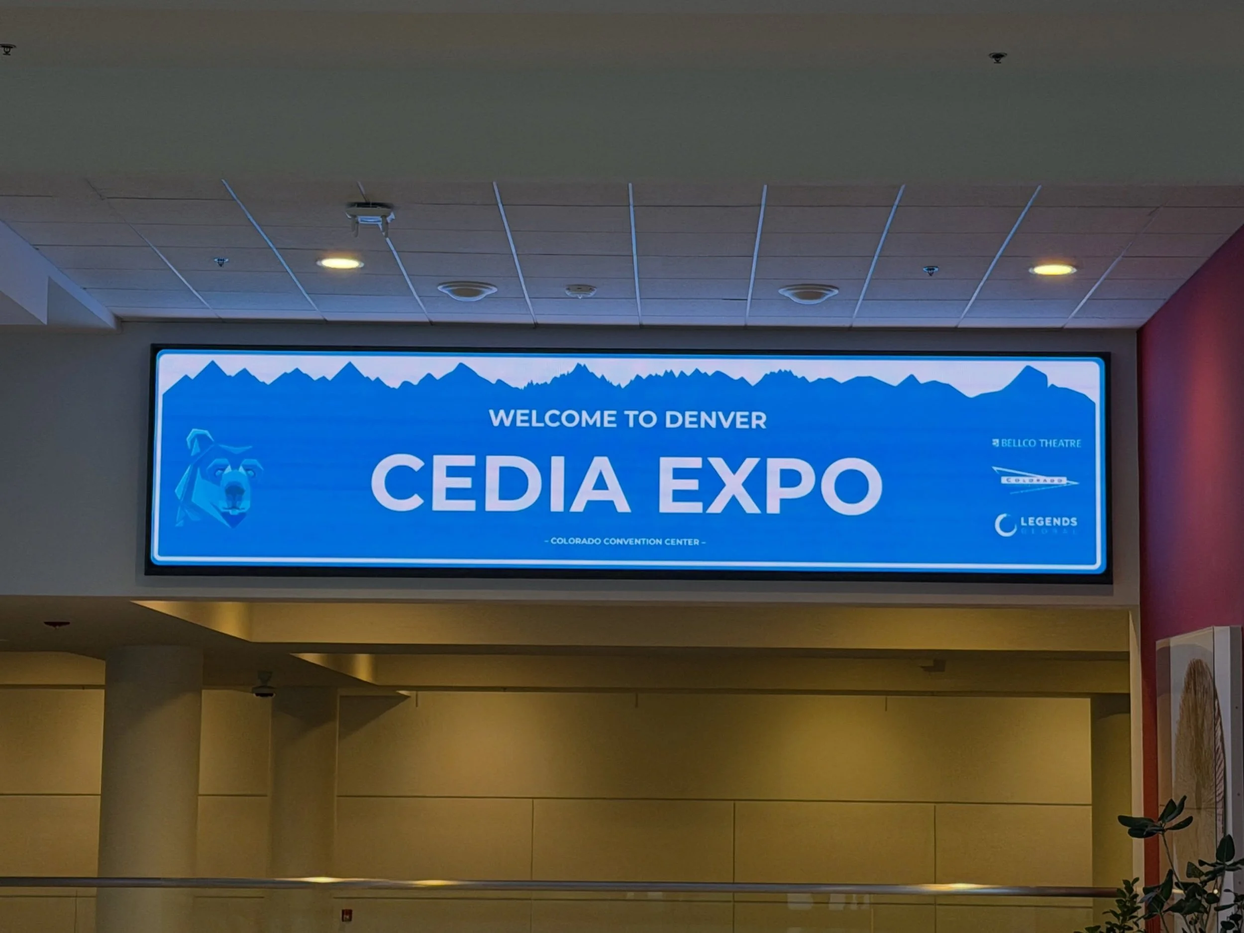 Had a great time at @cediaexpo. Thanks @ekhohometheater.  I&rsquo;m very exited about @awolvision new UST.