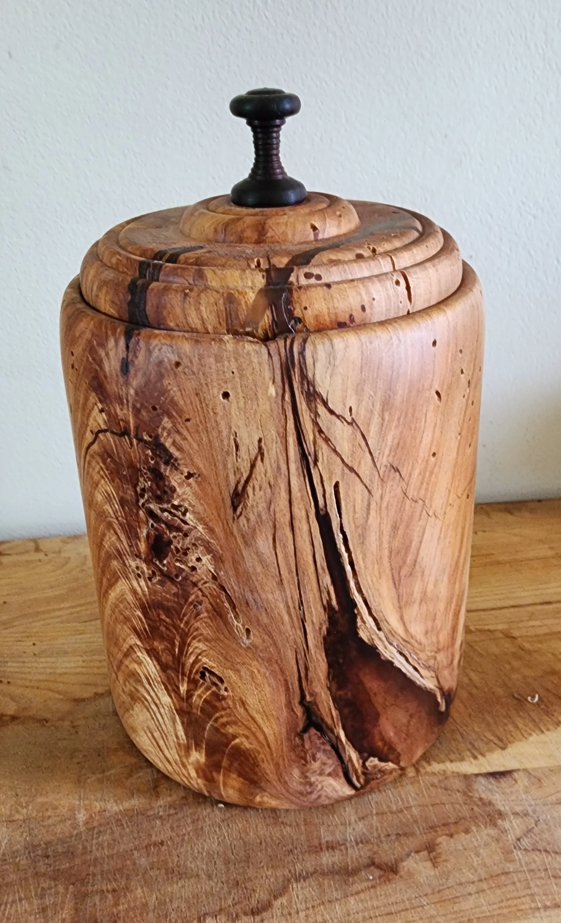 9 in spalted Maple crotchwood and resin tiered box_front.jpg