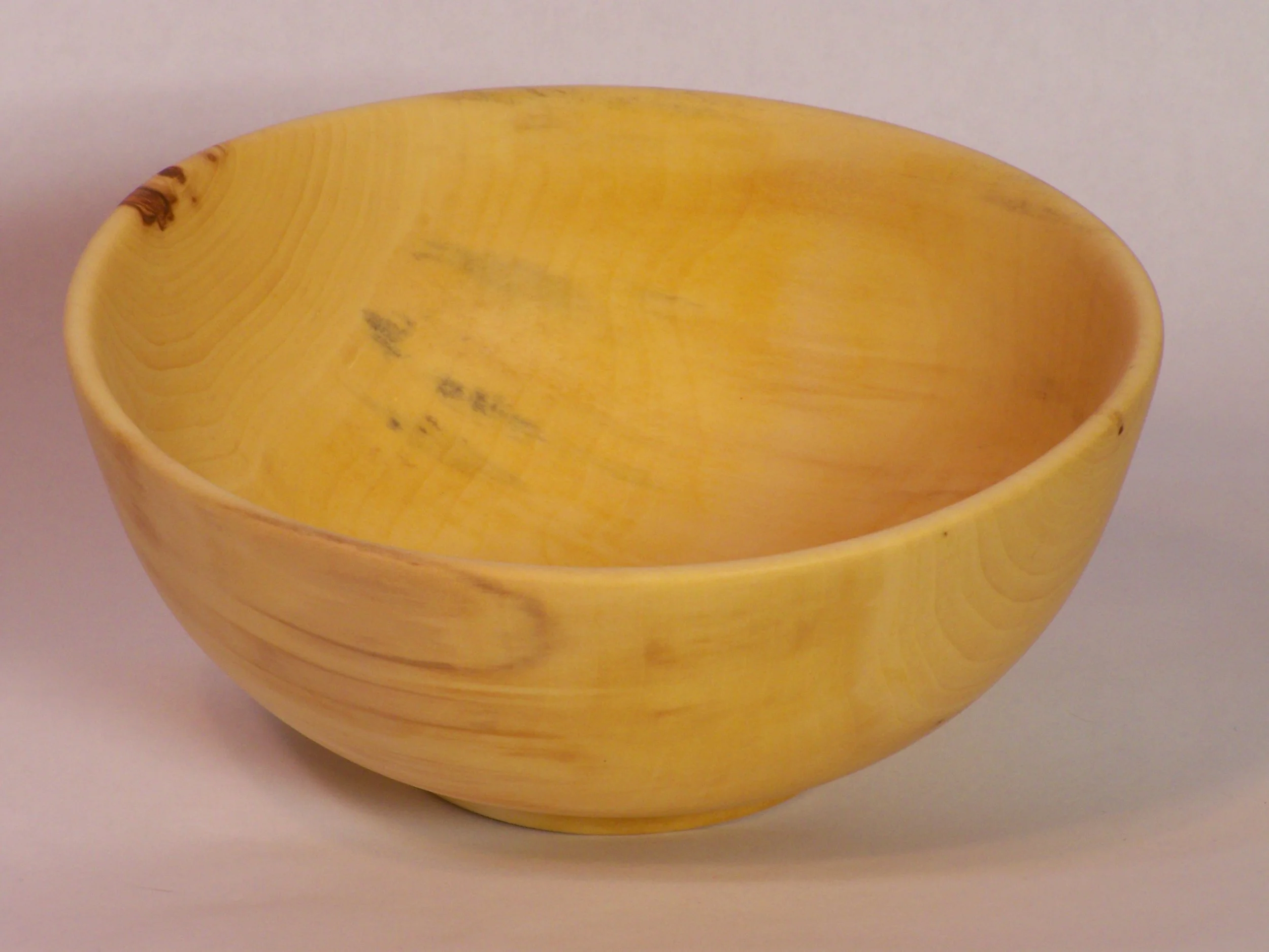 8 in spalted Poplar bowl.JPG