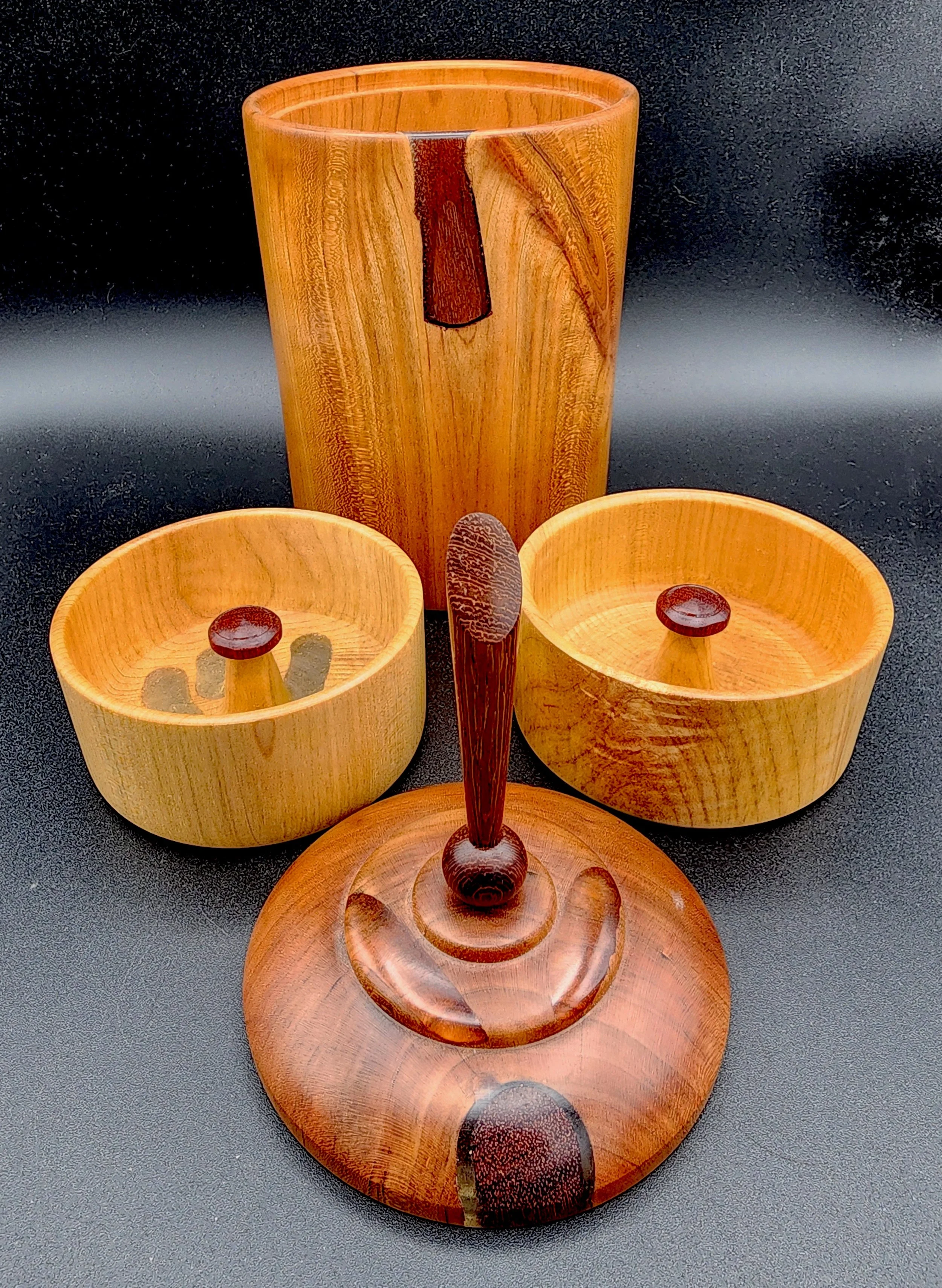 10 in Maple crotchwood_Redheart and resin tiered box_open.jpg