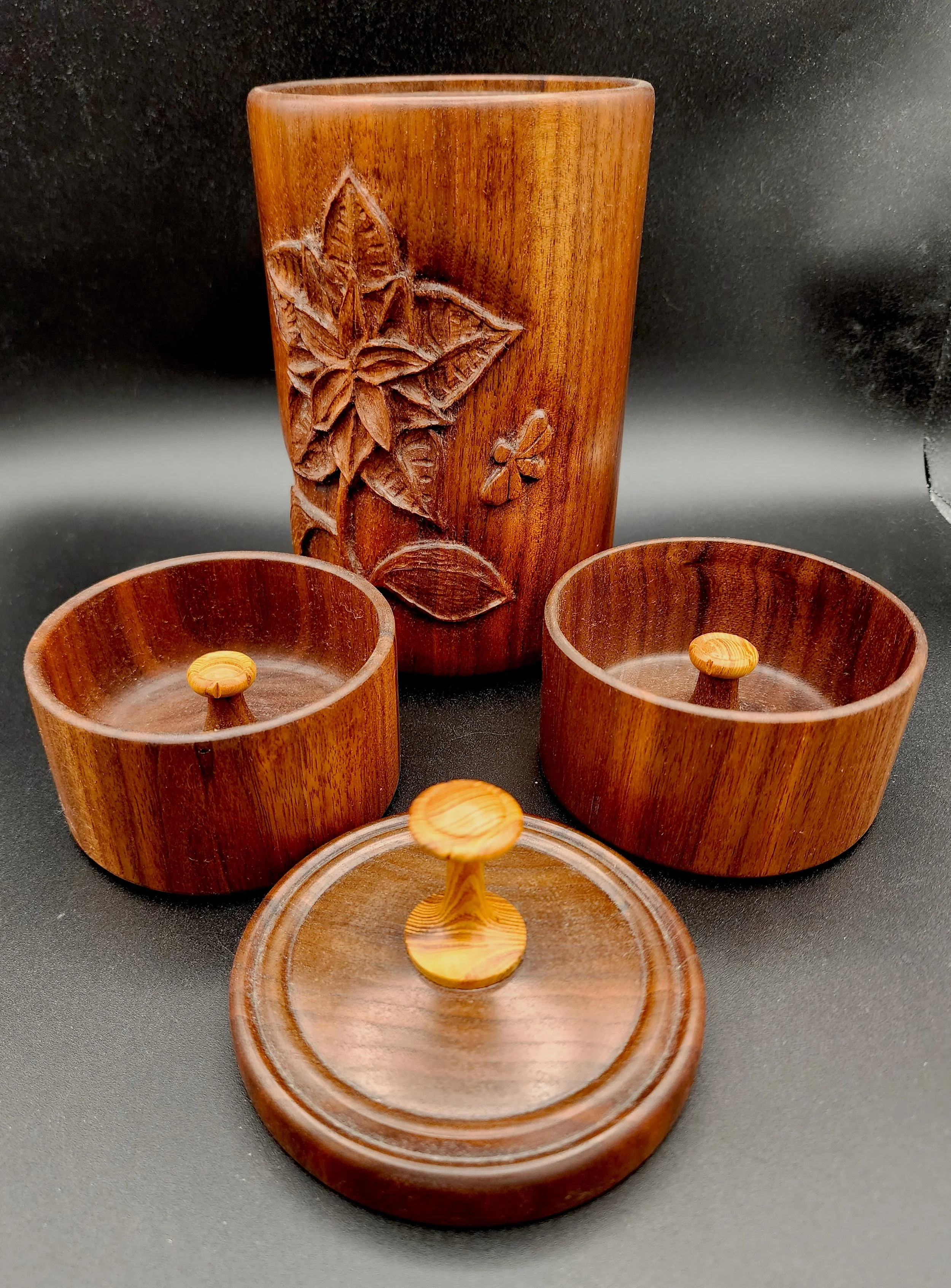 10 in Black Walnut and Honey Locust tiered box_open.jpg