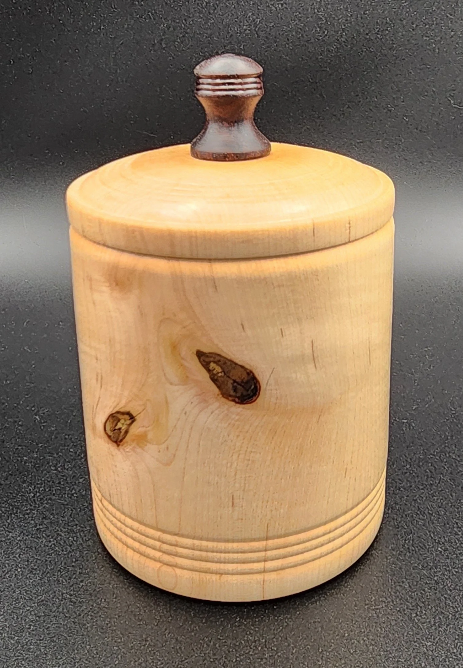5 in spalted Clear Maple and Cocobolo box_front.jpg