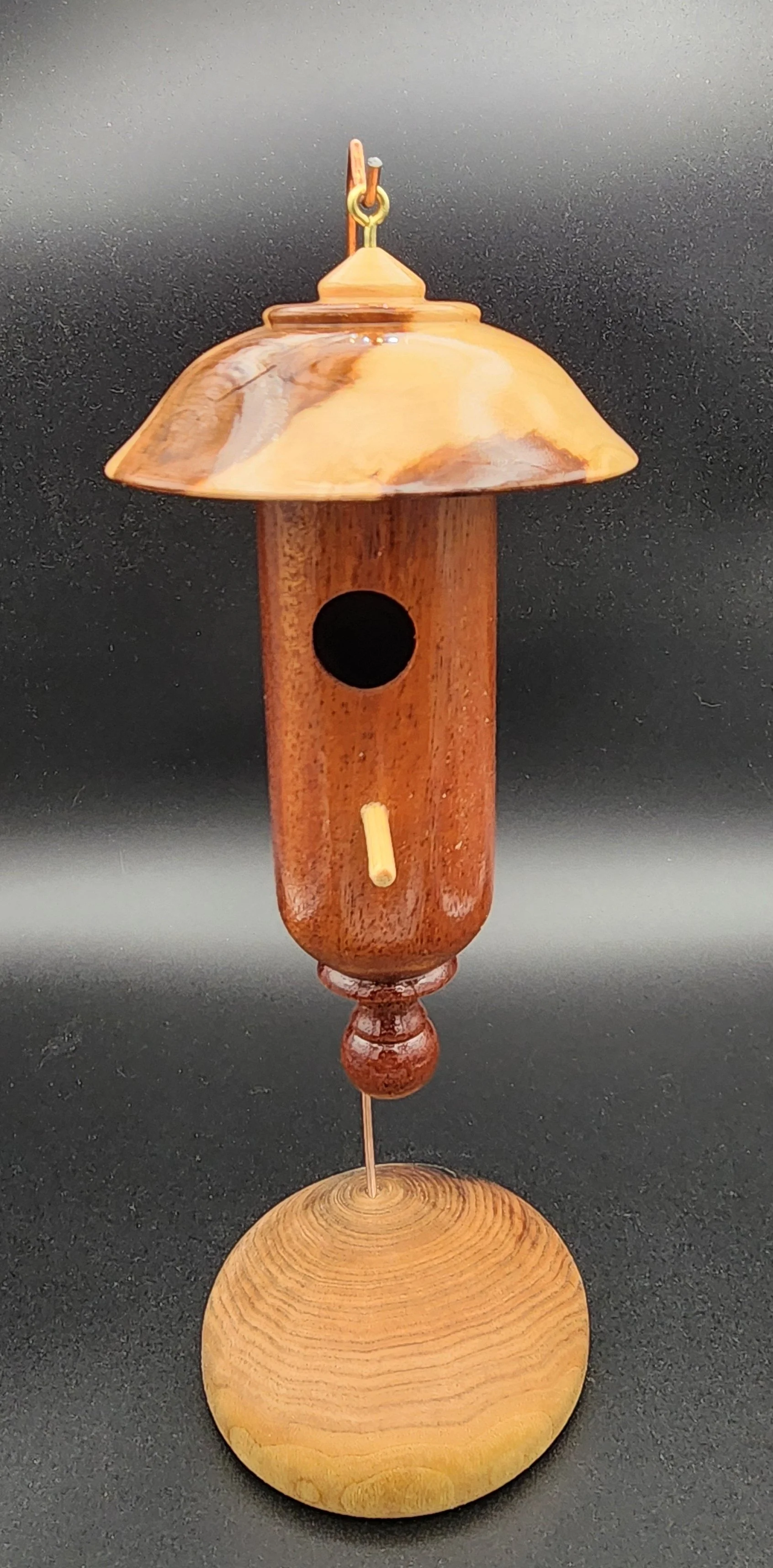 %22Hummingbird House%22 5.5 in Maple and Mahogany.jpg