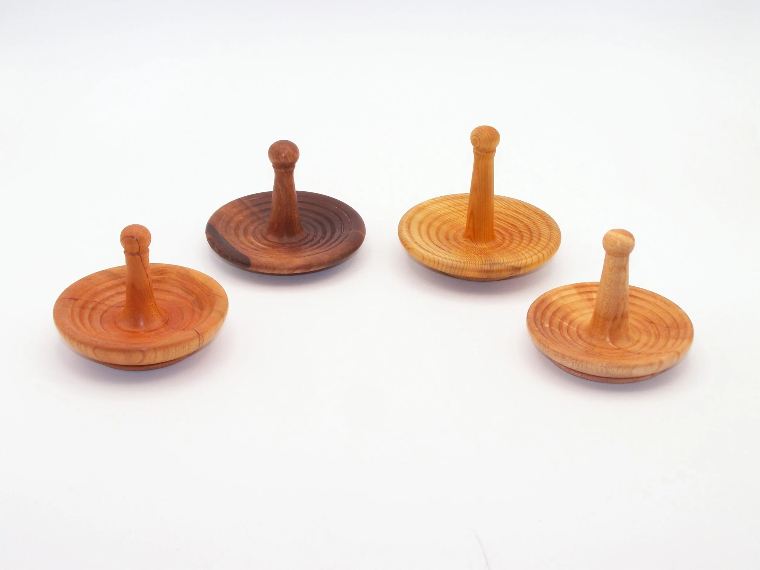 %22Raindrop series%22 ring holders_various timbers.jpg