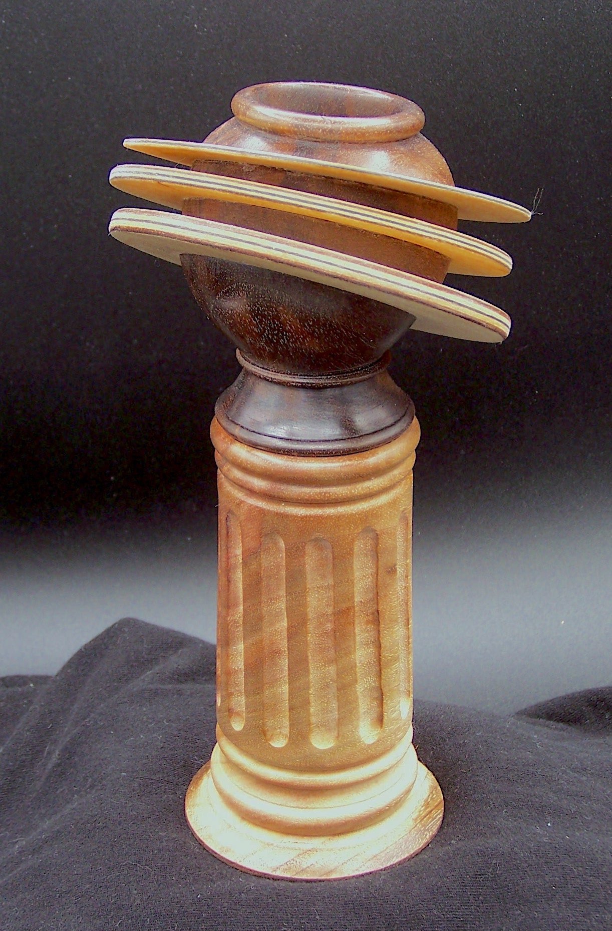 %22Orbits%22 9 in Black Walnut hollow scultpure_side view.jpg