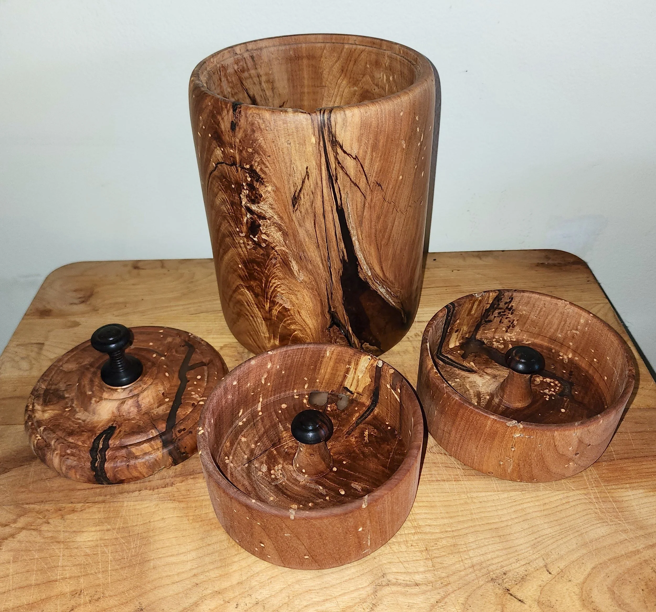 9 in spalted Maple crotchwood and resin tiered box_open.jpg