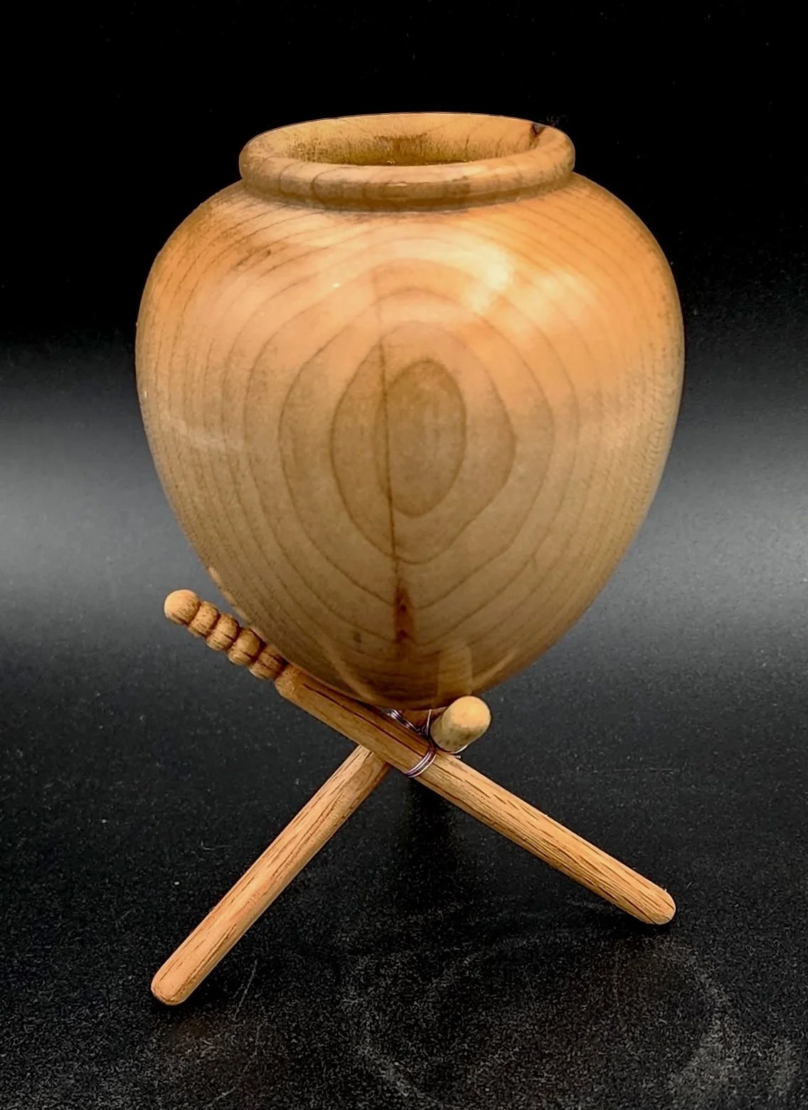 %22Fayrie Jar%22 3 x 4 in spalted Maple and 22 kt gold leaf_side view.jpg