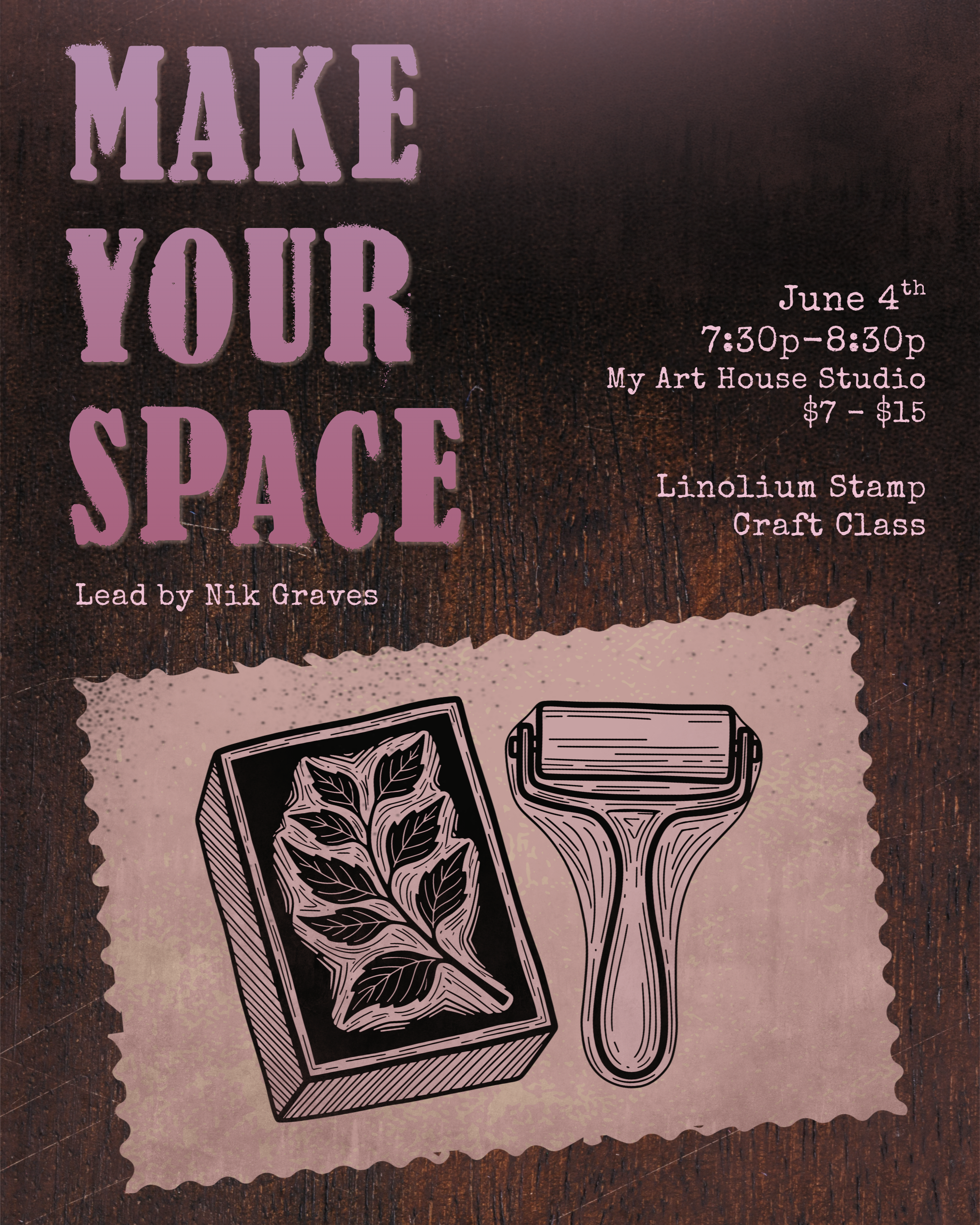Make Your Space | Linoleum Carving