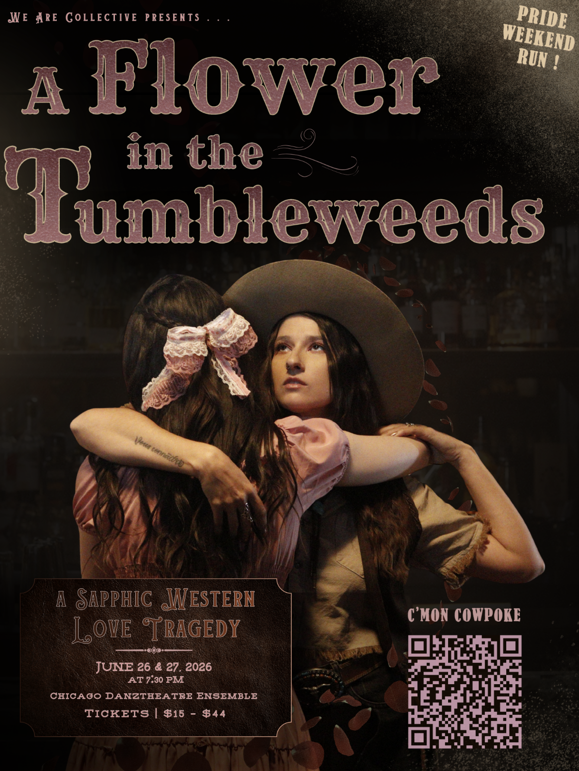 A Flower in the Tumbleweeds Pride Run