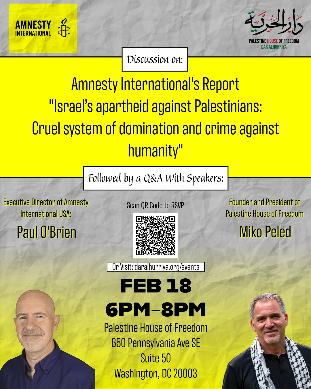 Discussion with Amnesty International USA's Director: Paul O'Brien