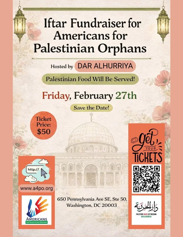 Iftar Fundraiser for: Americans for Palestinian Orphans