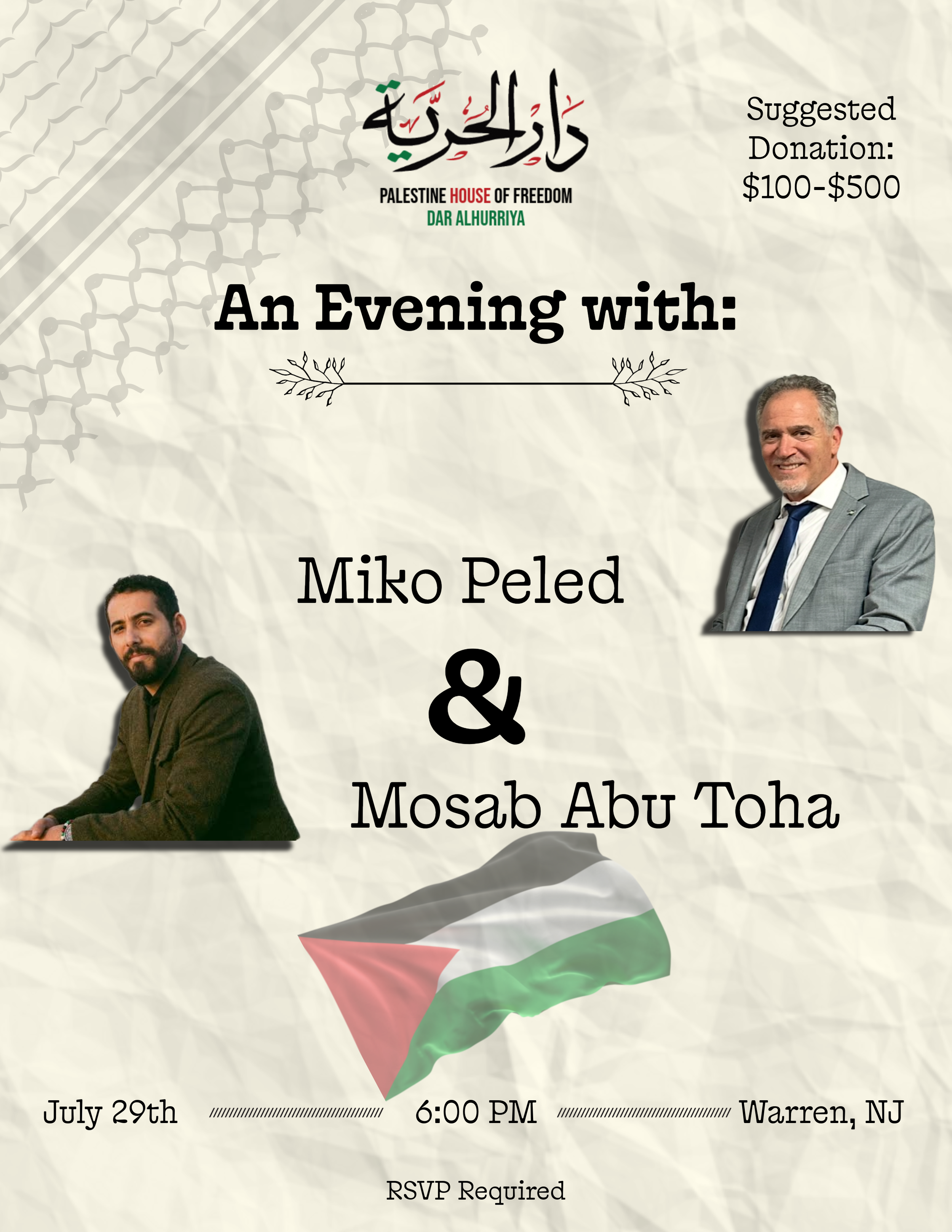 An Evening with Miko Peled and Mosab Abu Toha