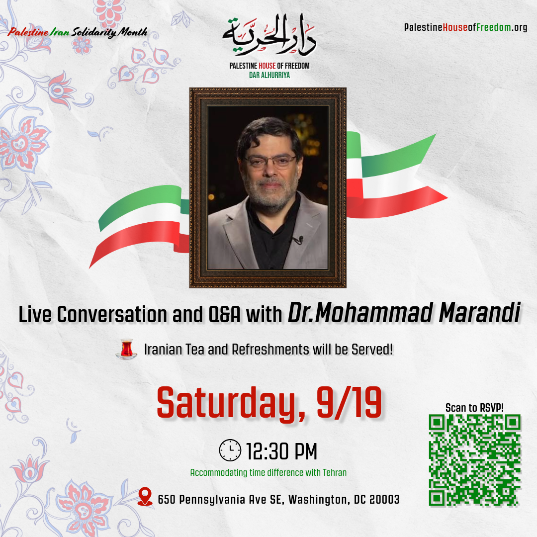 Live Conversation and Q&A with Dr.Mohammad Marandi