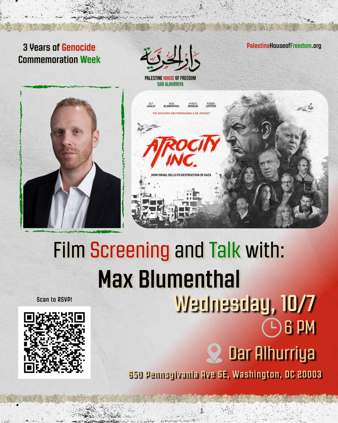 Film Screening: Atrocity Inc. | With Max Blumenthal